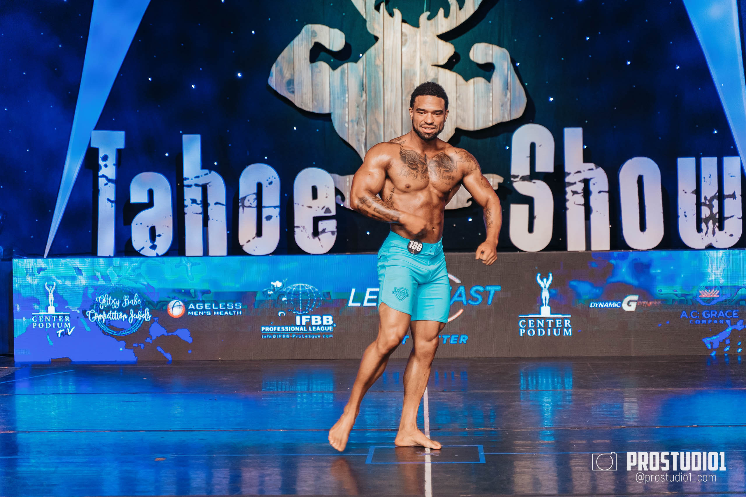 NPC Tahoe Show 2022 Men’s. Photo & Video Production Studio #1