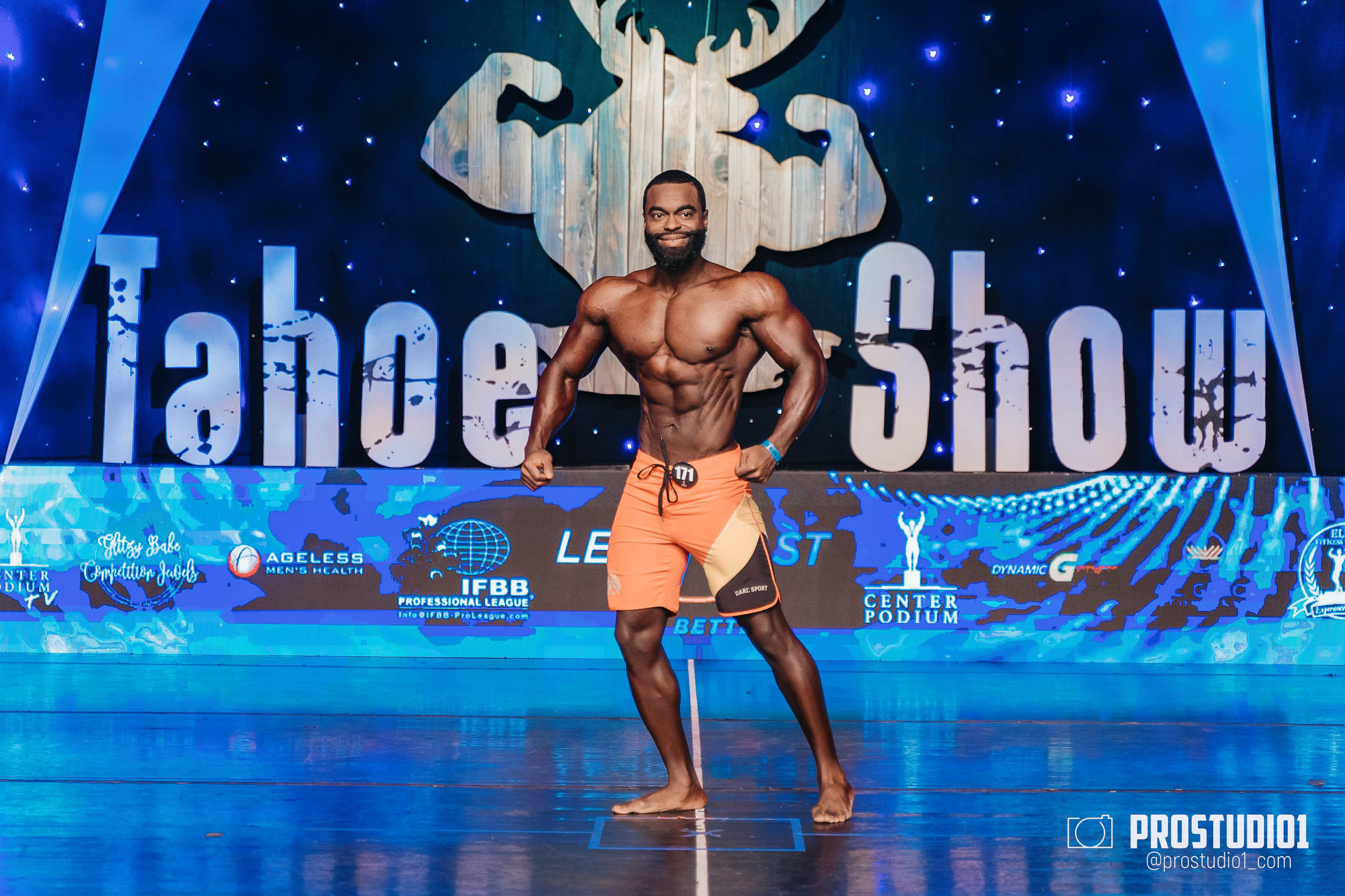 NPC Tahoe Show 2022 Men’s. Photo & Video Production Studio #1