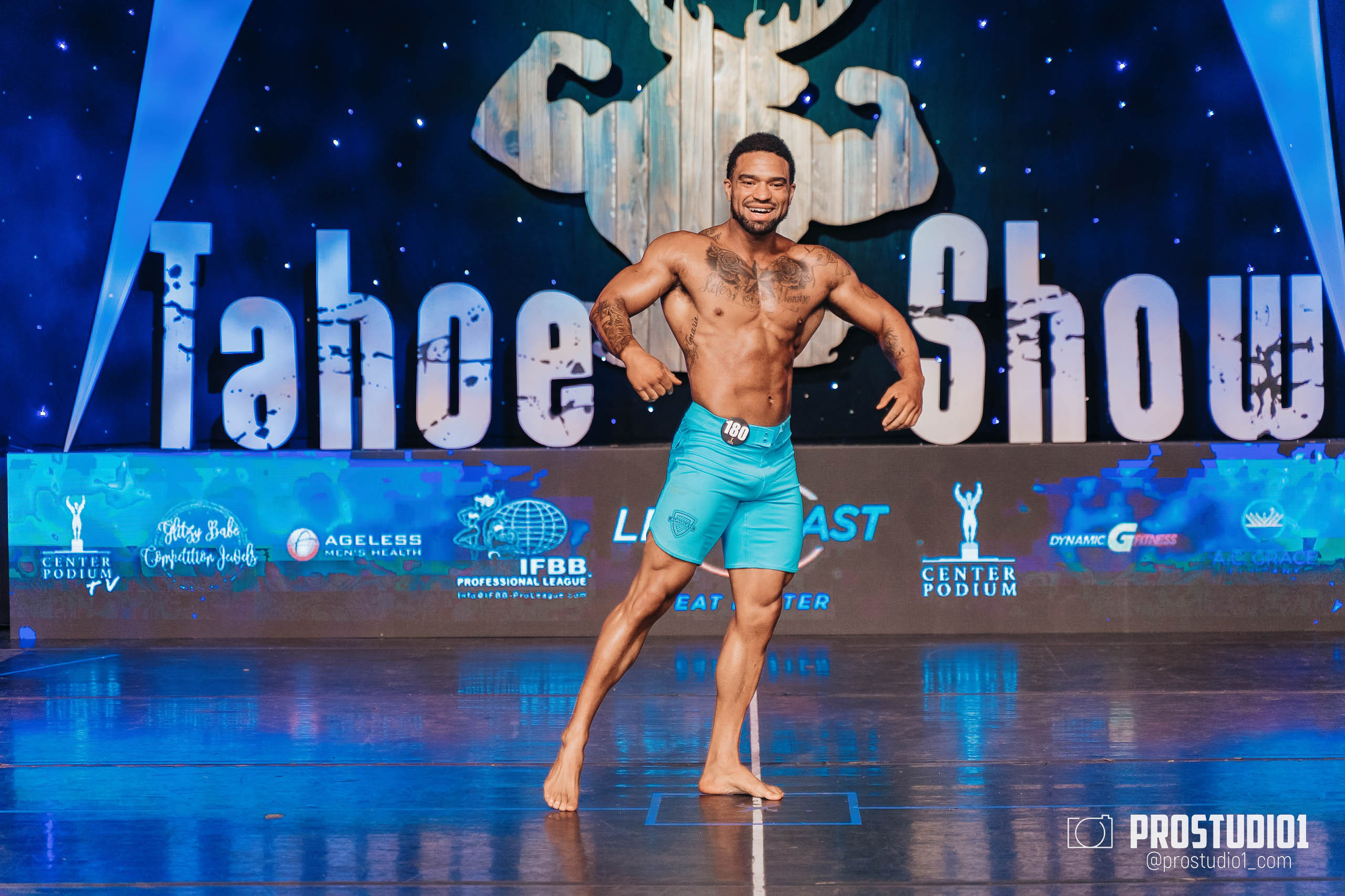 NPC Tahoe Show 2022 Men’s. Photo & Video Production Studio #1