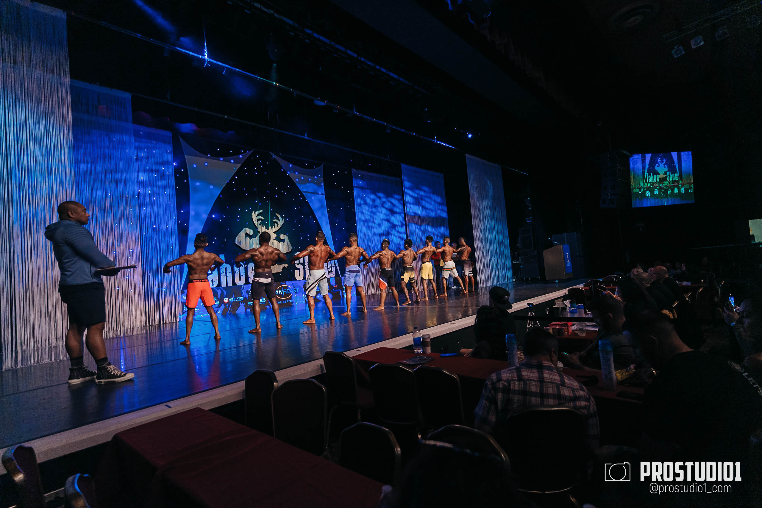 NPC Tahoe Show 2022 Men’s. Photo & Video Production Studio #1