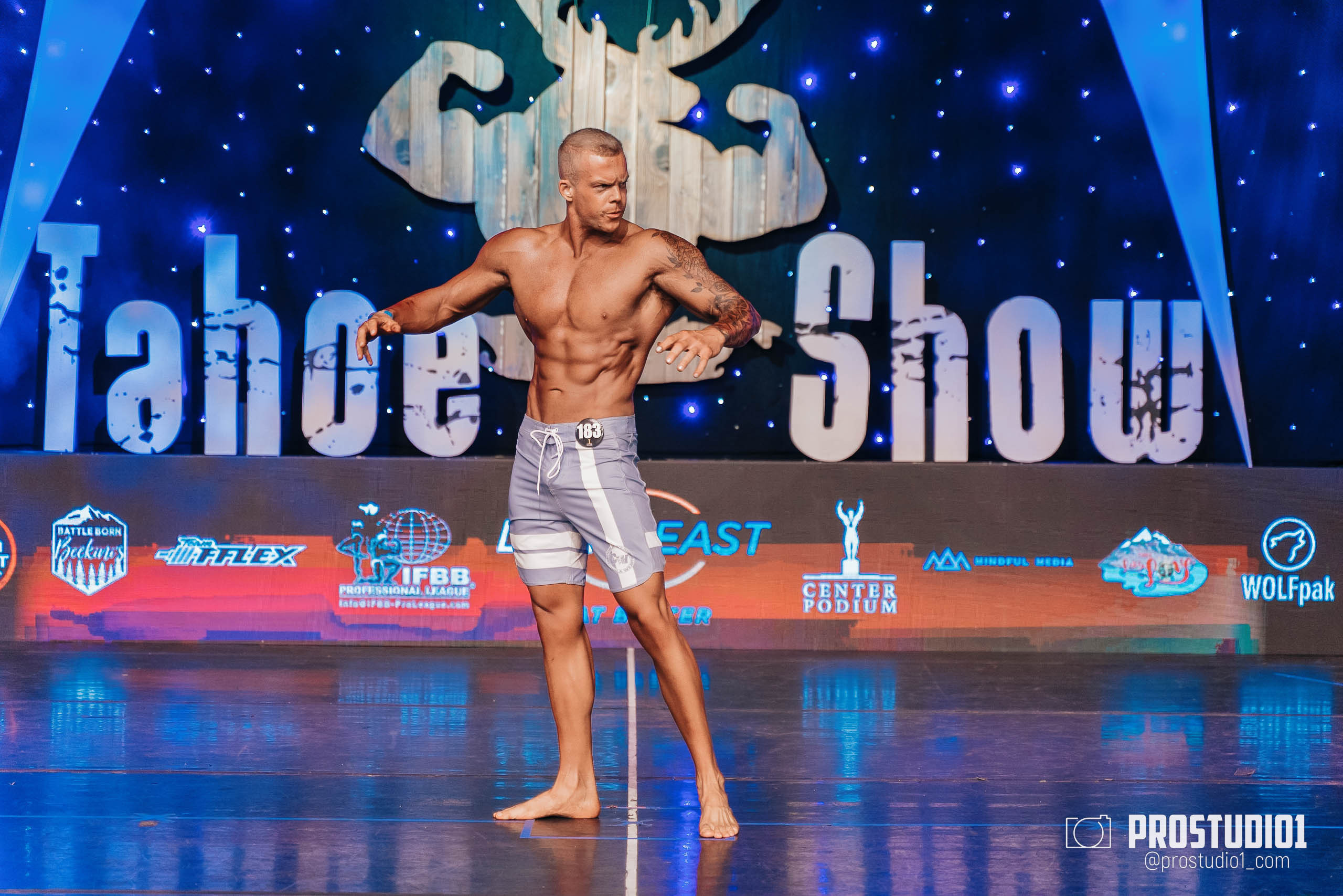 NPC Tahoe Show 2022 Men’s. Photo & Video Production Studio #1