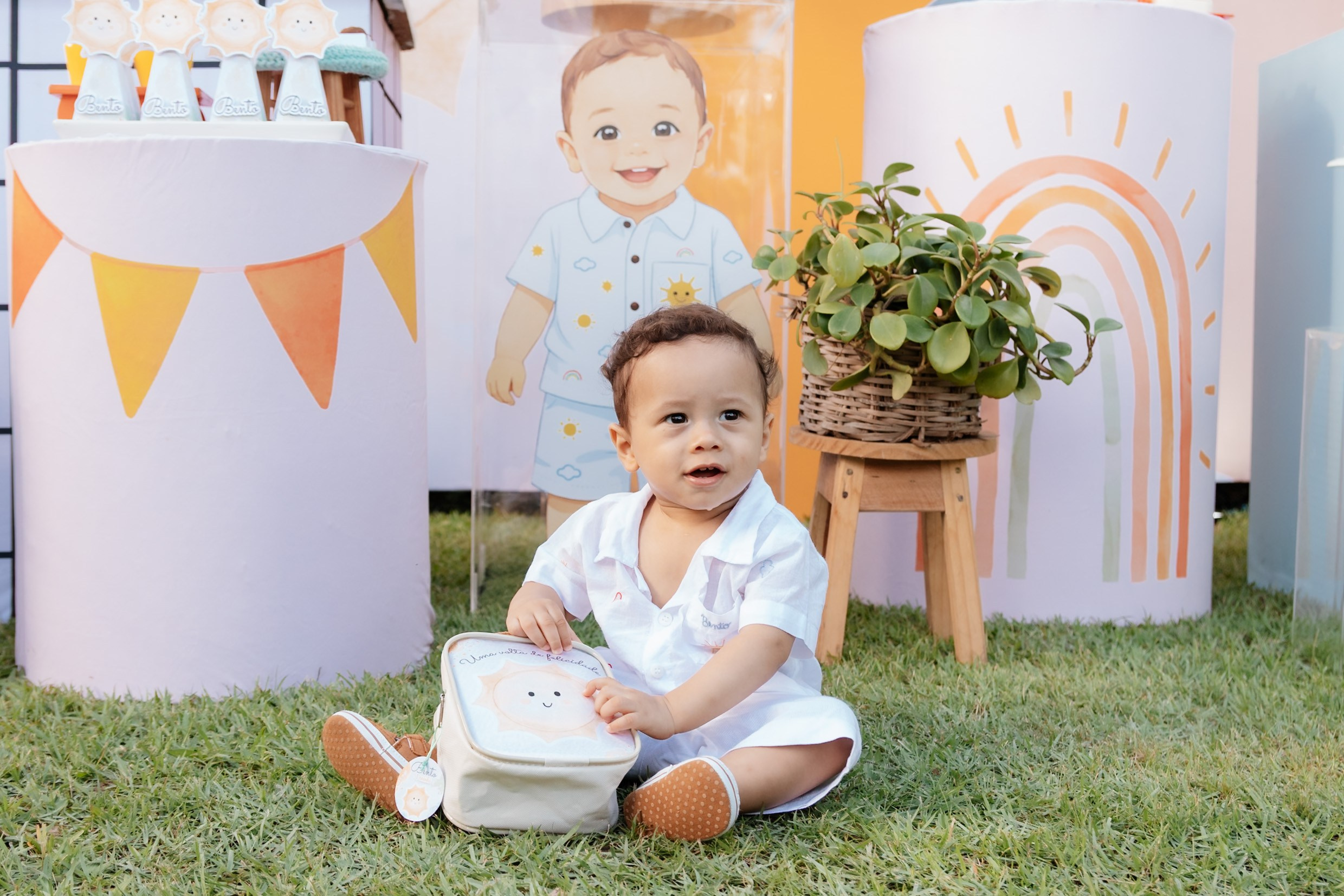 Bento 1 ano • Festa infantil em A Casa com Jardim | Fotografia de Família em Brasília e Recife. Fotógrafa em Brasília e Recife | Ensaios de família, gestante e festas infantis — Ize Fotografia
