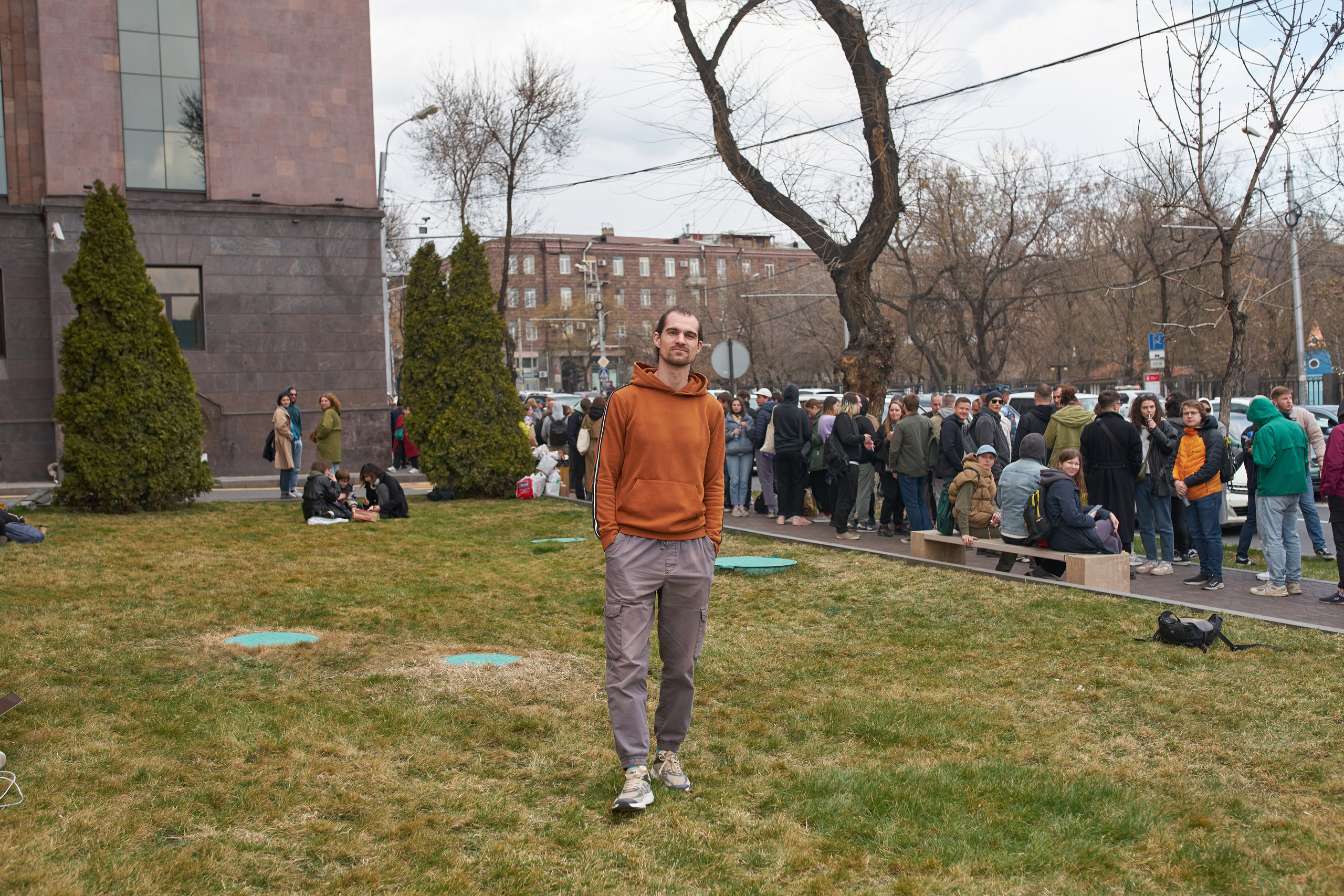 A scream that can't be heard. Visual artist