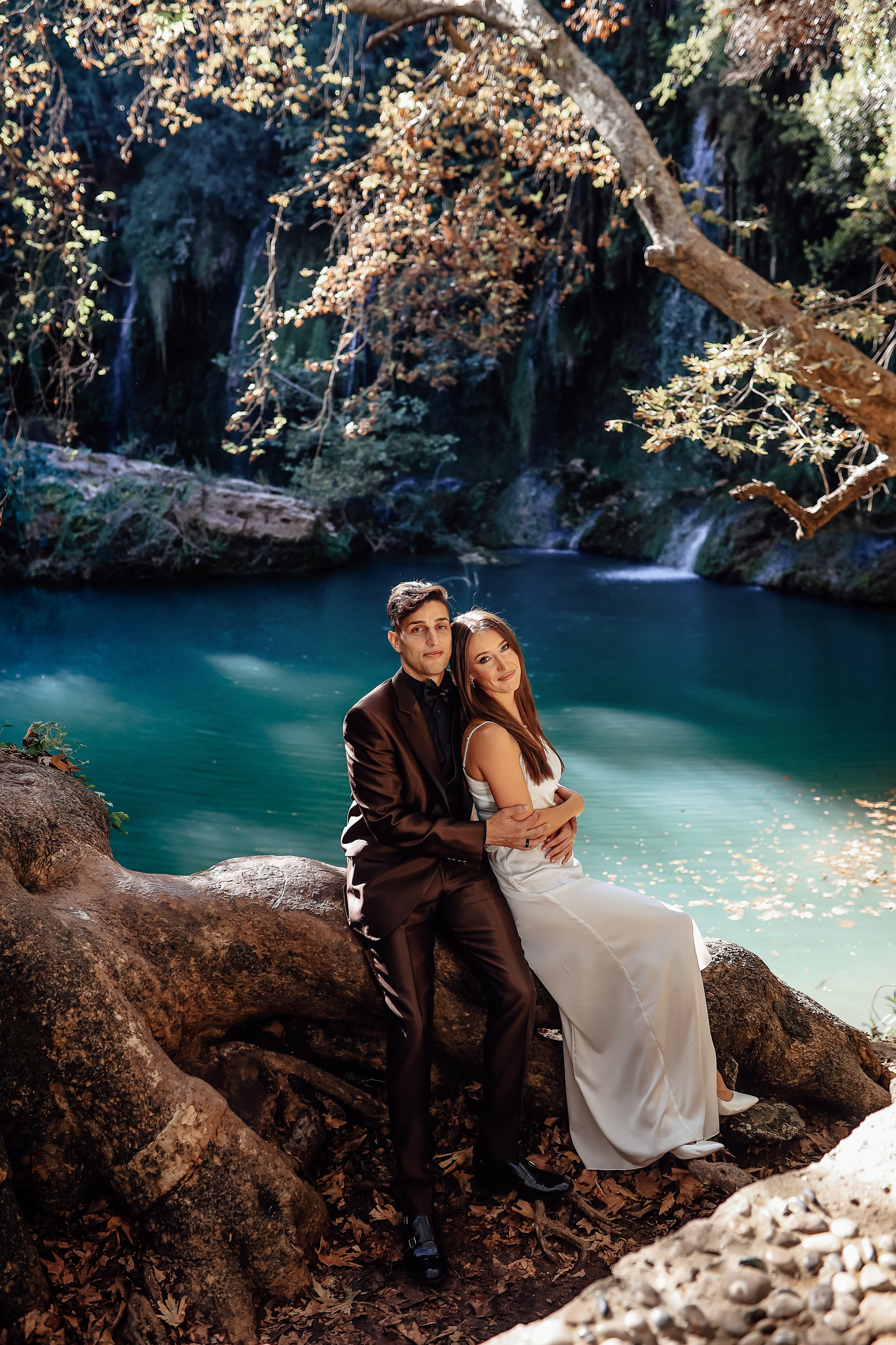 Photoshooting at Kurshunlu waterfall. Photographer in Turkey, Antalya, Kemer, Belek, Side, Kas, Fethiye