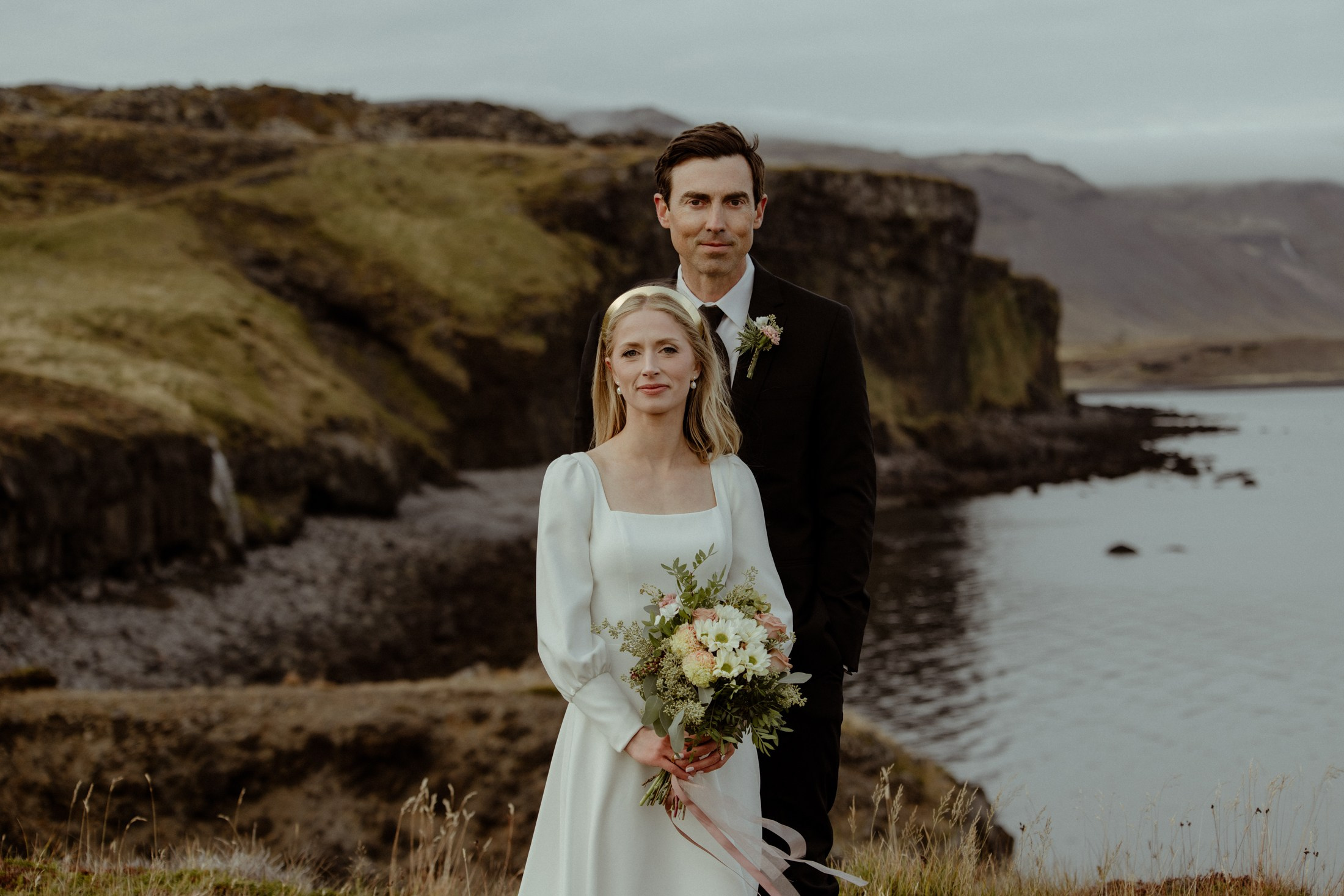Iceland elopement at Budir Black Church | Snæfellsnes wedding by Iceland elopement photographer & videographer. Iceland elopement photographer & videographer