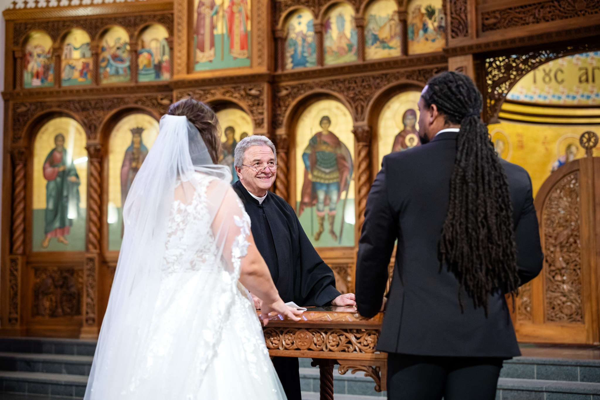 St George Greek Orthodox Church Wedding. Wedding and portrait photography in Greenville SC