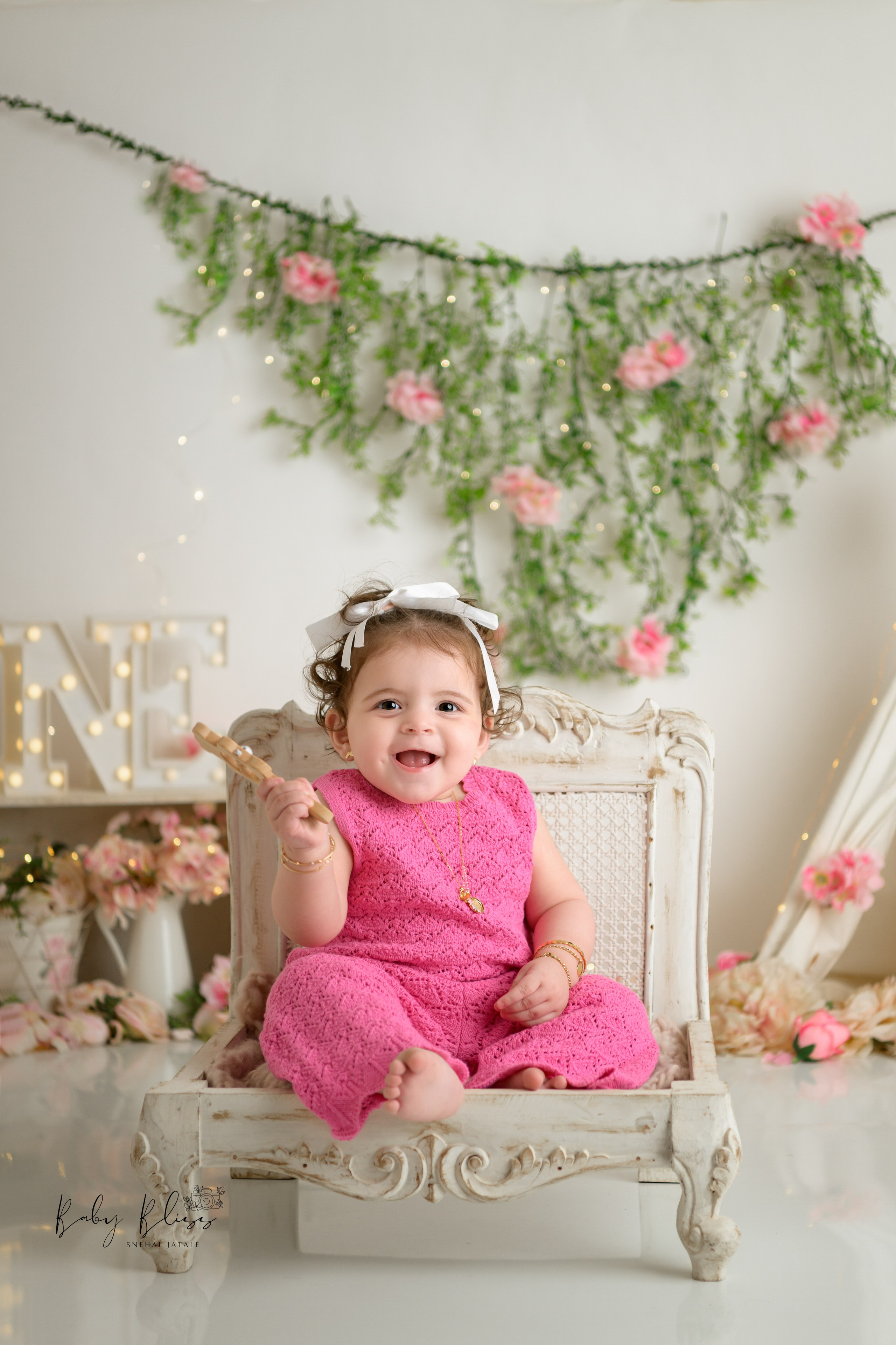 cake smash and milestone photo shoot in Doha, Qatar