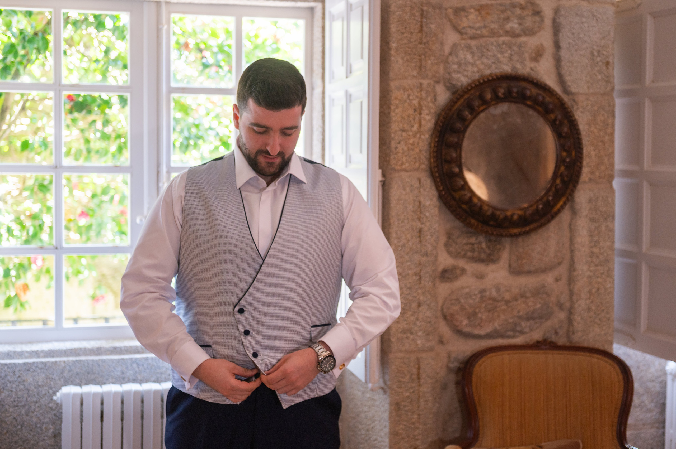 Boda de Claudia y Gabriel · Pazo de Santa Cruz de Bueu, Galicia · Javier Poveda