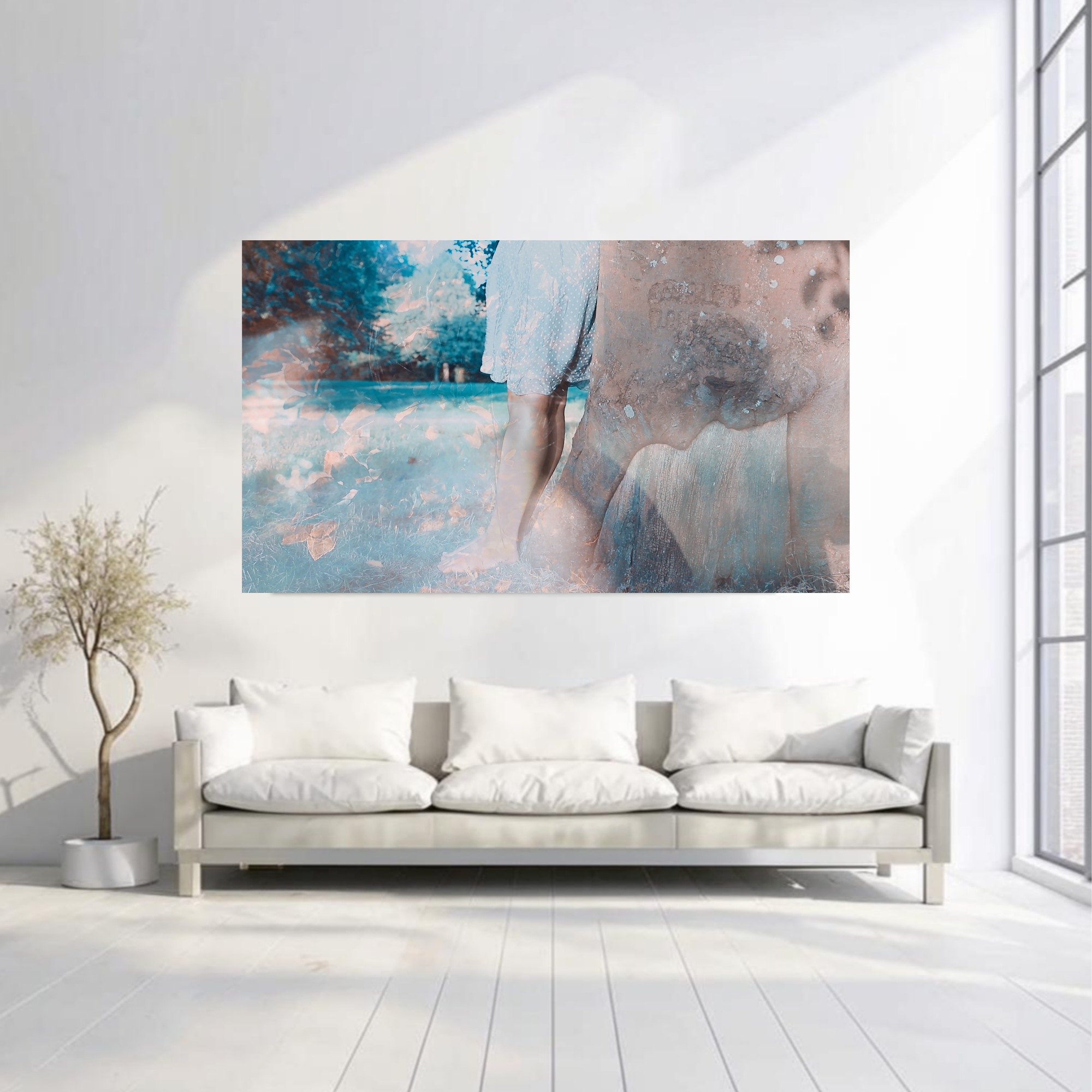 Dreamlike conceptual photography print inspired by memory and identity