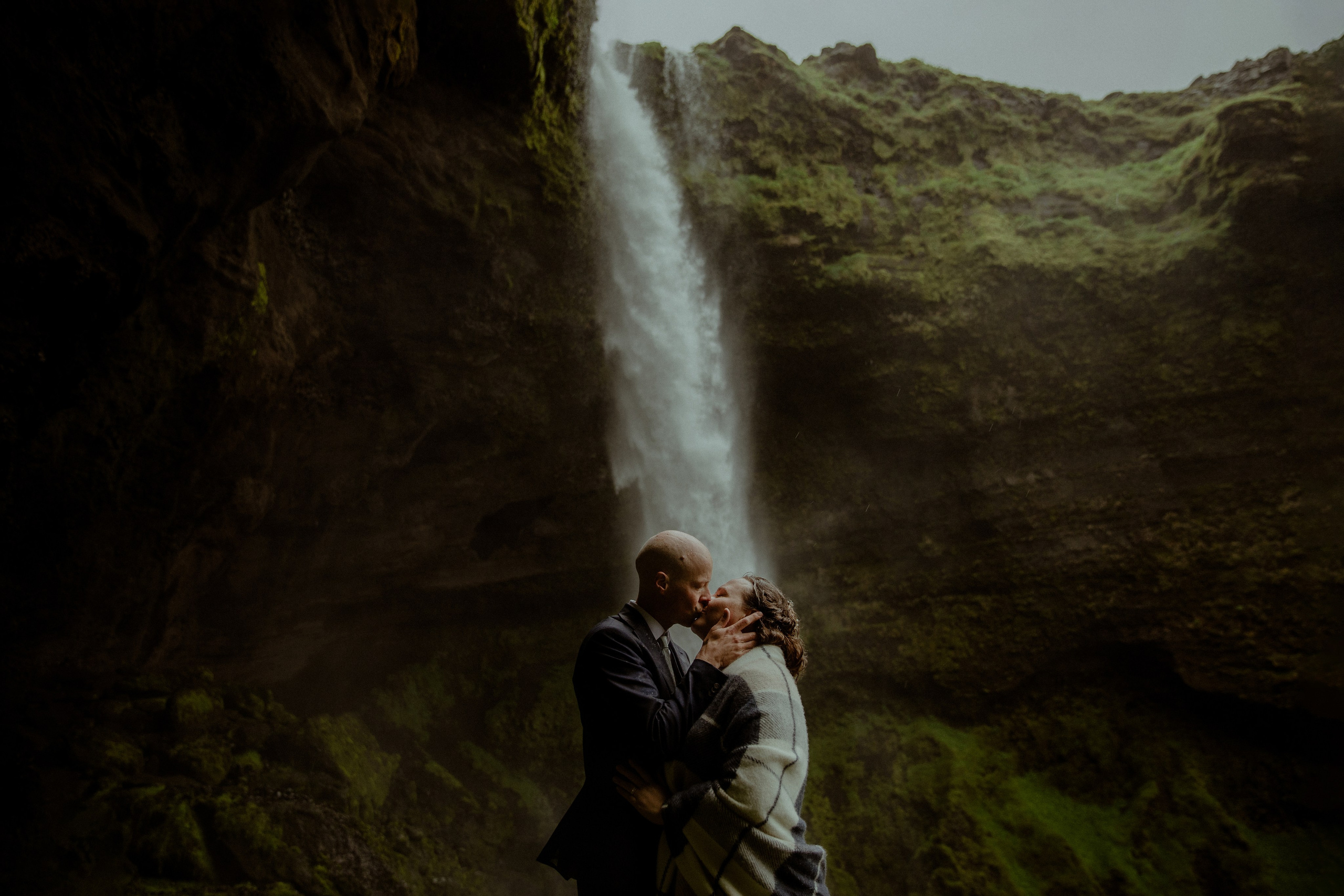 Iceland Elopement at Black Sand Beach. Iceland elopement photographer & videographer