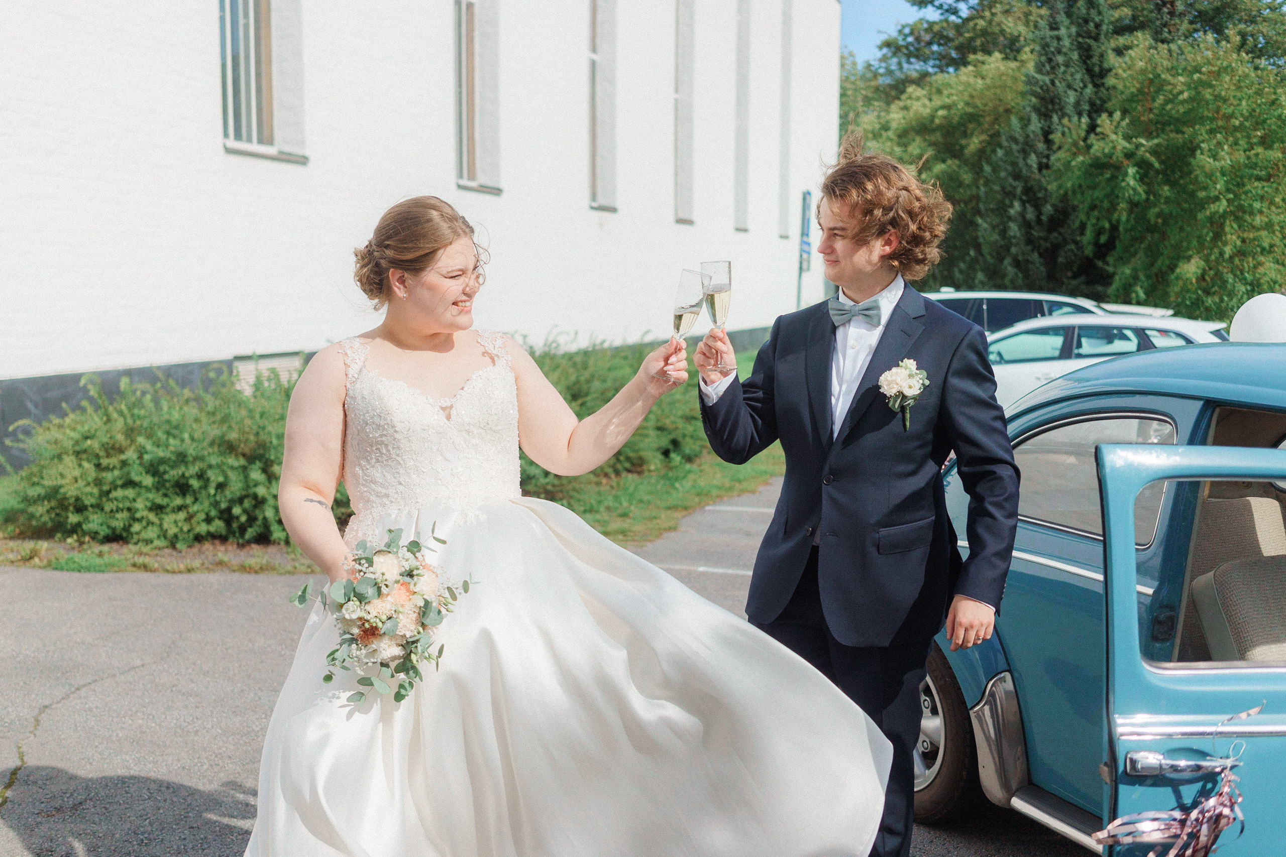 Charlotta ja Dennis, dokumentaarinen hääkuvaus Seinäjoki