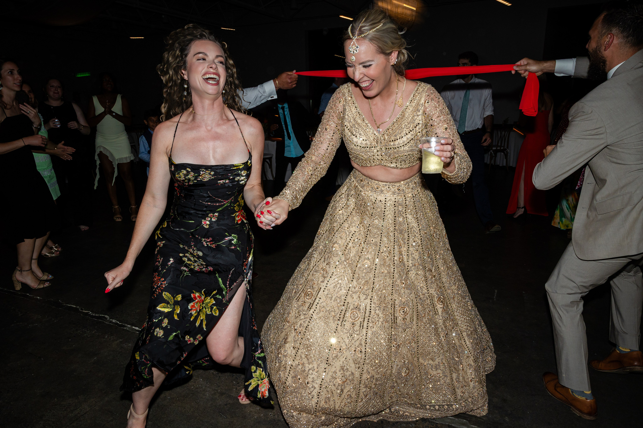 Color, Culture, and Celebration: A Vibrant Indian Fusion Wedding at The 405 in July. Wedding and portrait photography in Greenville SC