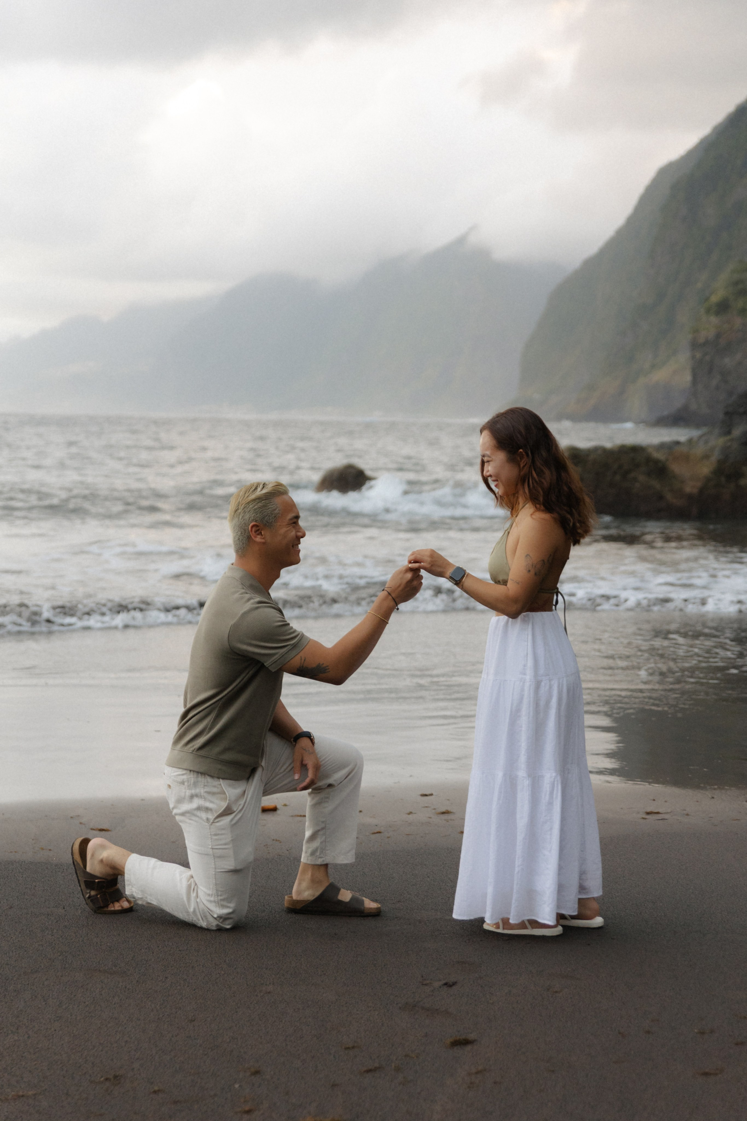 Dream Proposal at Seixal Beach — Romantic Getaway in Madeira. Wedding photographer and videographer based in Timisoara, Romania