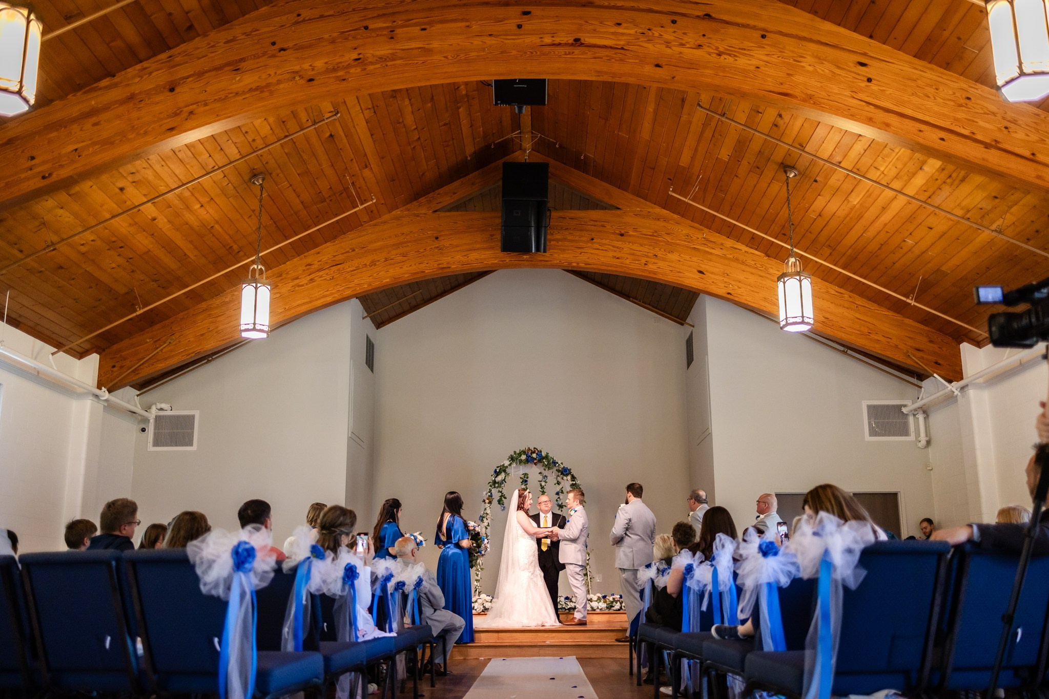 Bryan and Jessica at The Coastal Community Church in Charleston South Carolina. Wedding and portrait photography in Greenville SC