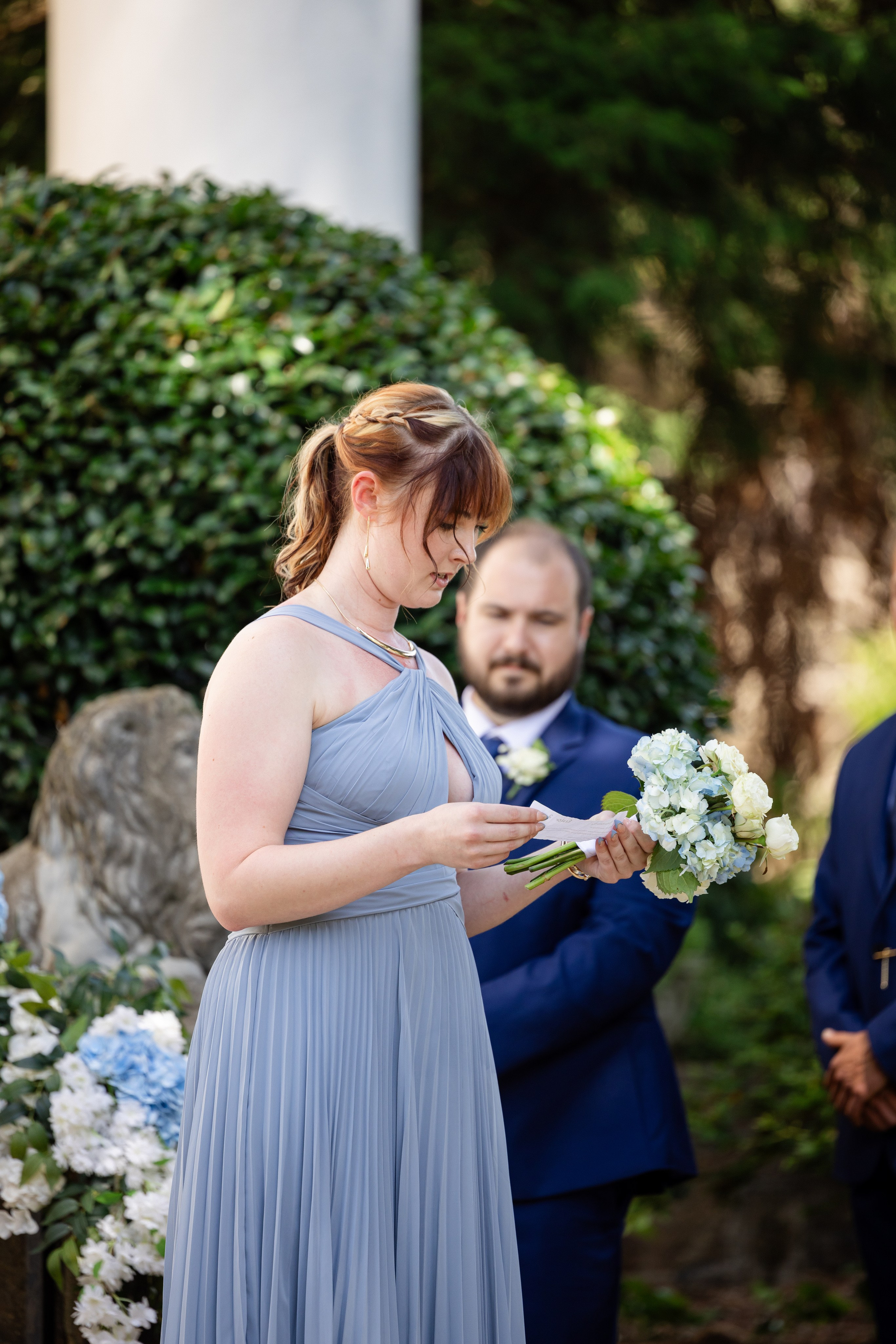 Lester & Annalise’s Romantic Summer Wedding at Gassaway Mansion in Greenville, SC. Wedding and portrait photography in Greenville SC