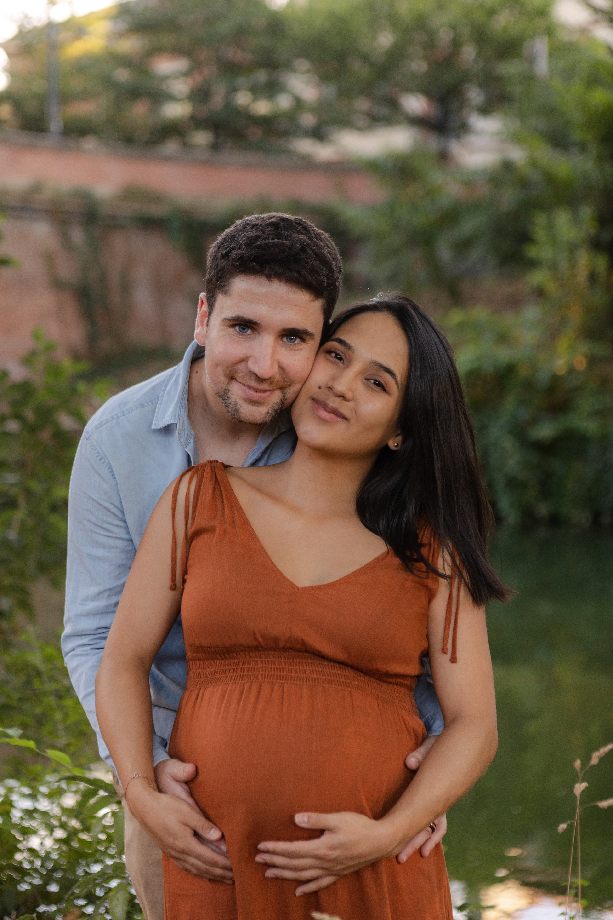 Summer pregnancy photoshoot for Graciela and Mathieu in Toulouse. Евгения Смирнова — Ваш фотограф в Тулузе и на юго-западе Франции