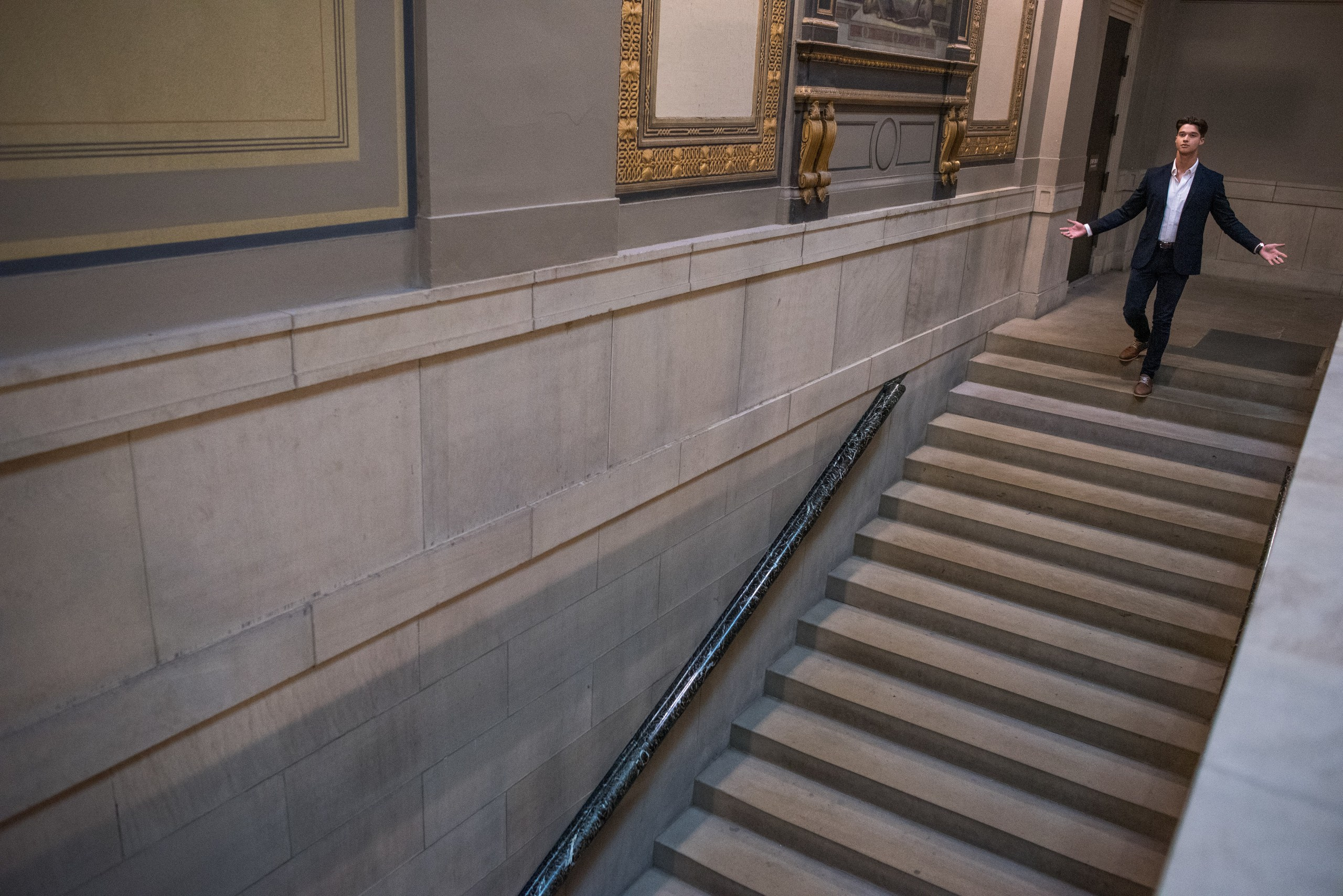 Capturing Boston’s Essence: John’s Photoshoot at Boston Public Library. Wedding photographer in Orlando, Boston & New York Anderson Marques