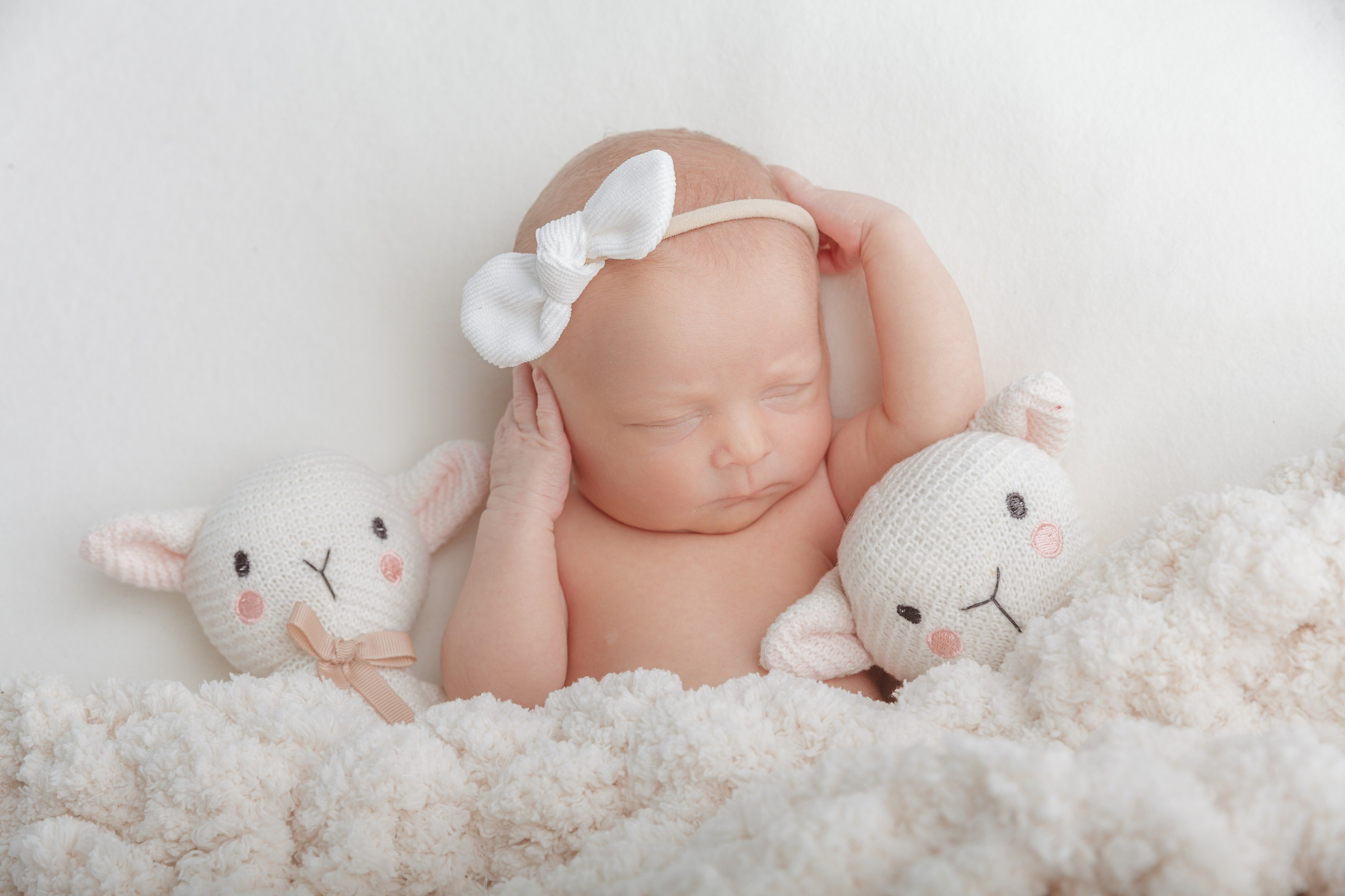Newborn posing session. Marina Pravda Photography San Francisco Bay Area