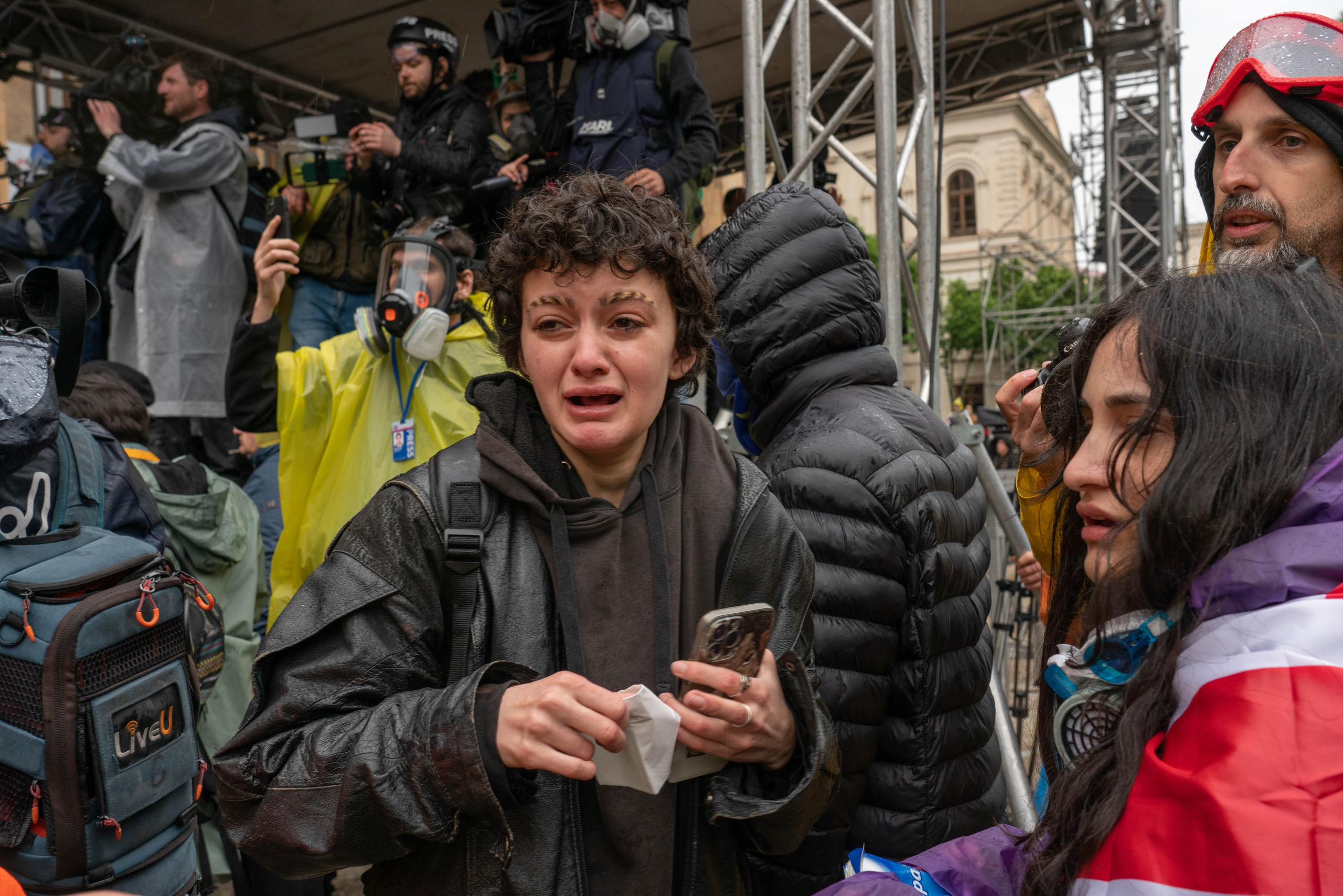 Georgia against the “foreign agents” law. Marina Sycheva