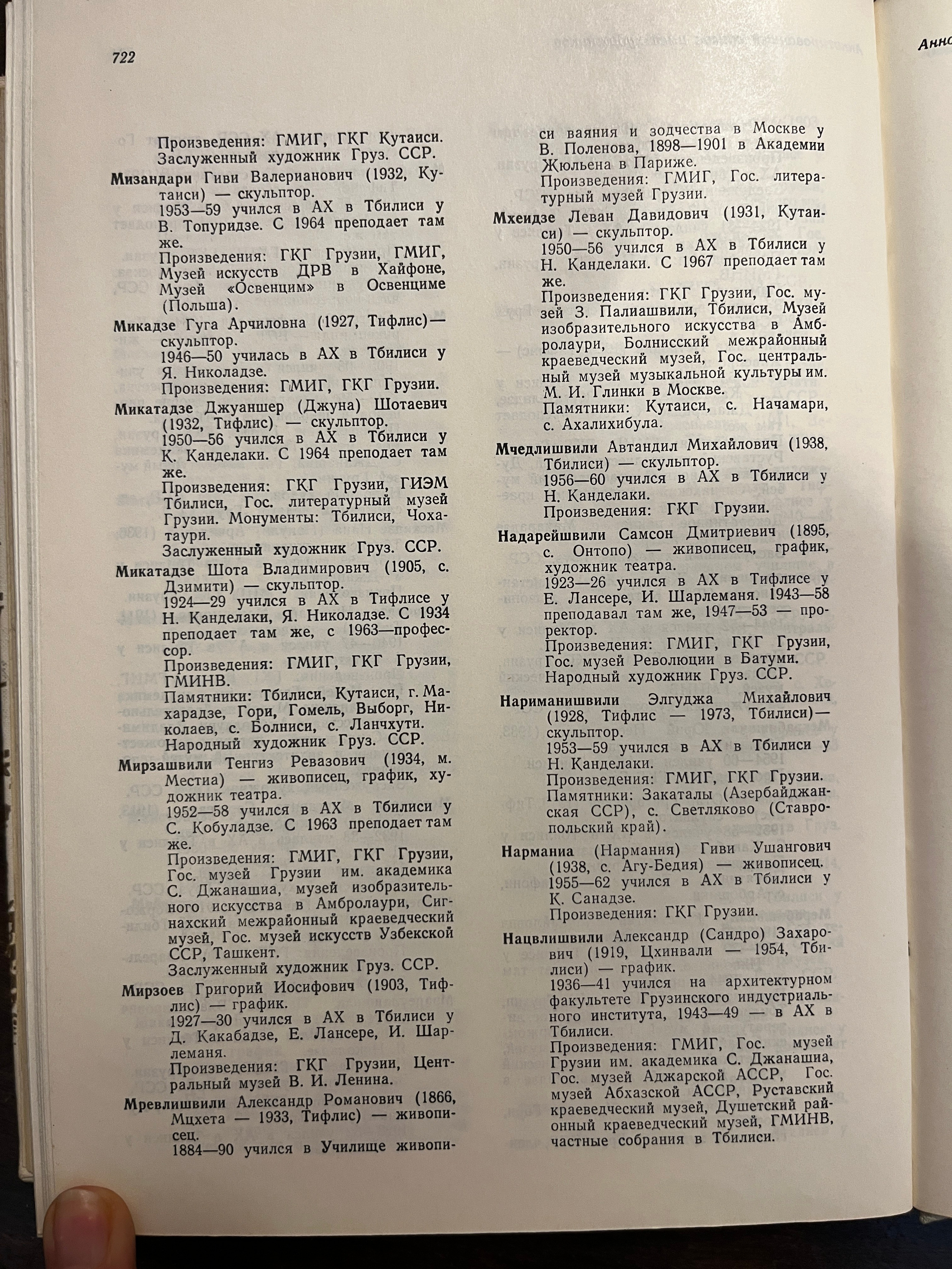 Грузинское искусство с 1920 по 2024. Школа современного искусства Лени Сморагдовой