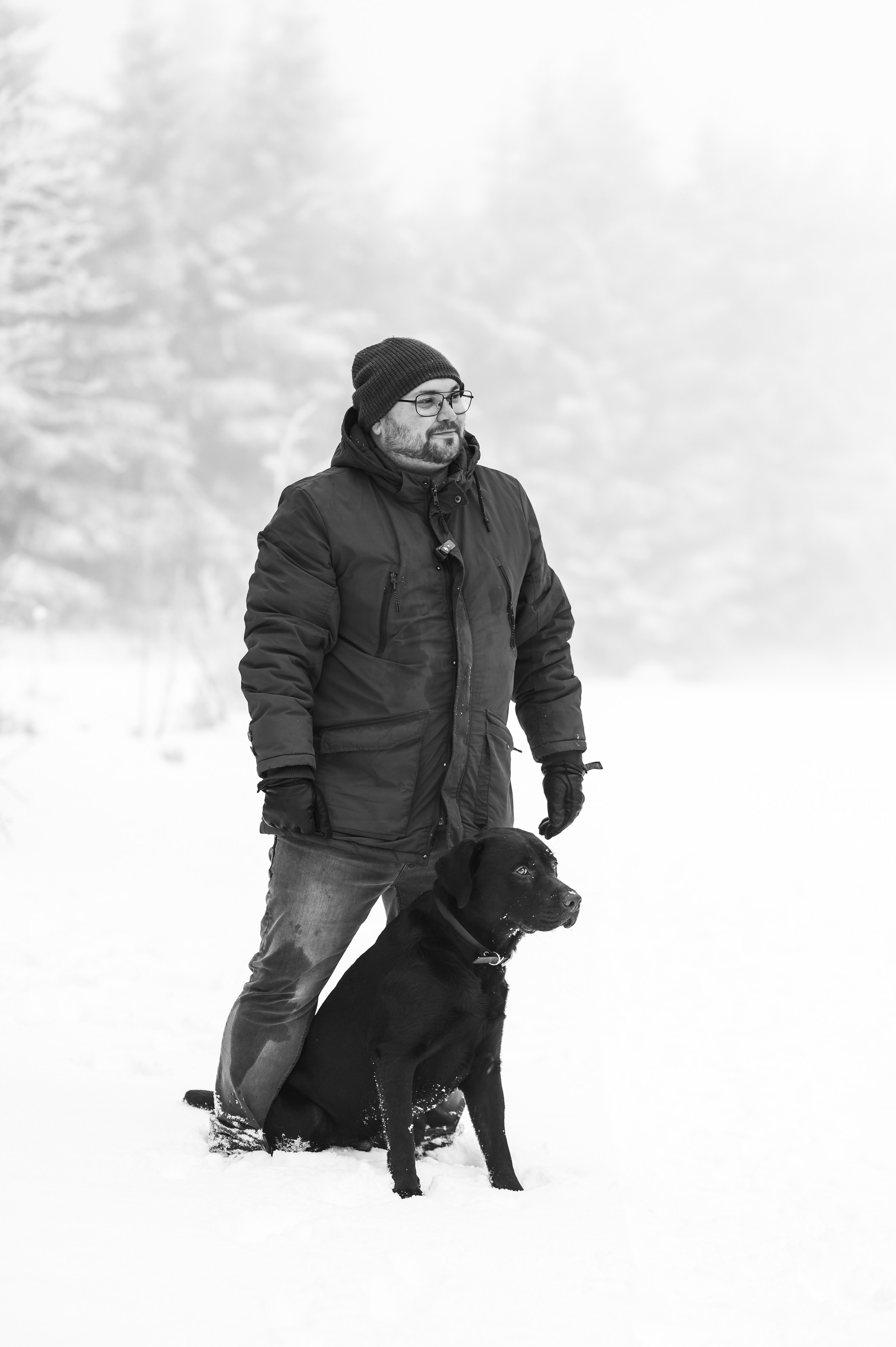 Unvergessliches Winter-Hundeshooting im Erzgebirge. RawPeek