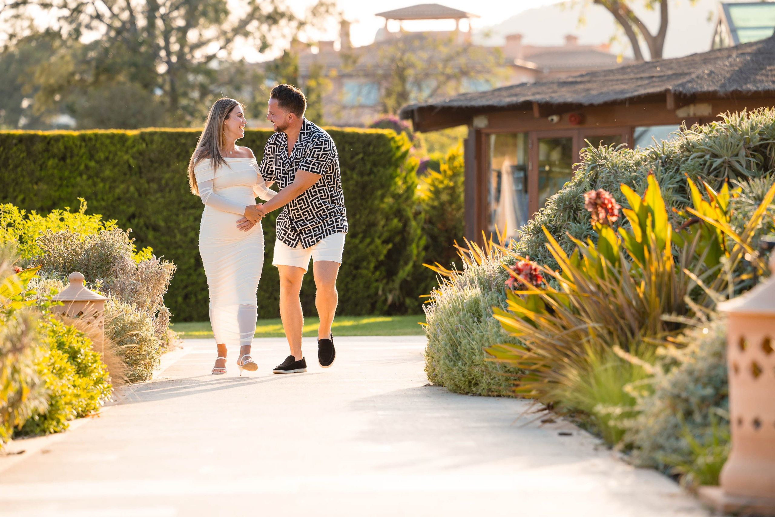 Pregnant Portrait Photoshoot at St. Regis Mardavall. Mallorca Wedding, Corporate & Social Photographer