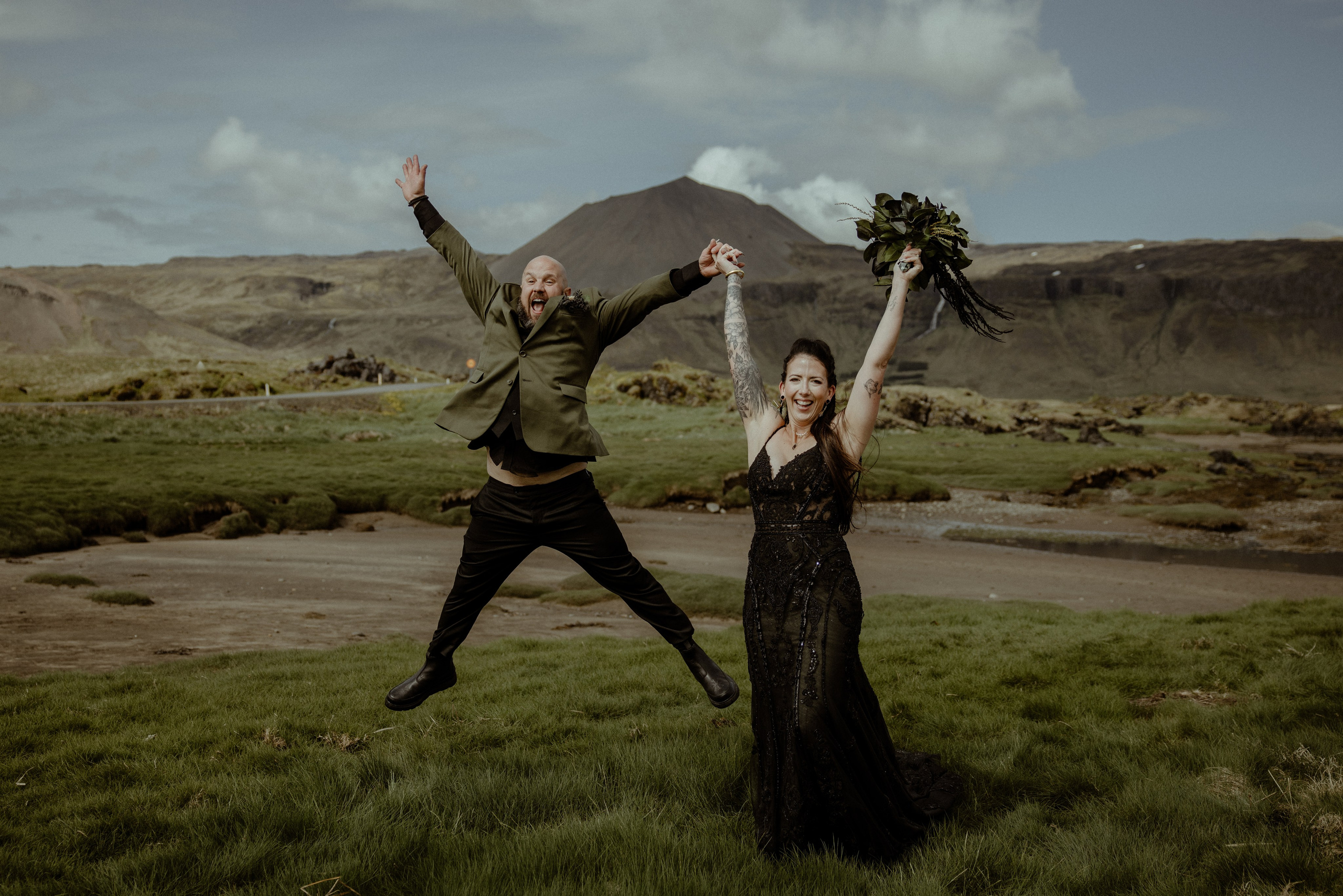 Viking inspired secret elopement in Iceland — wedding in Budir. Iceland elopement photographer & videographer