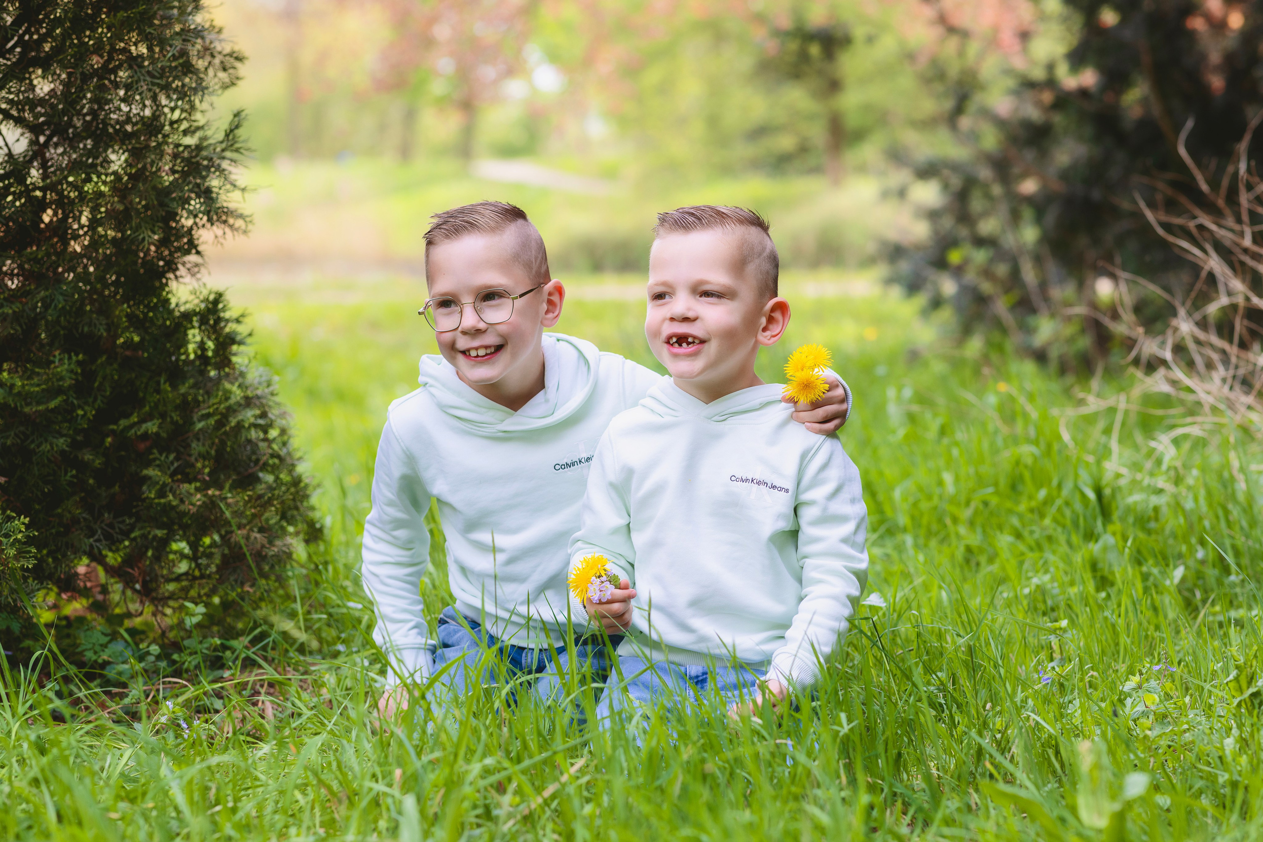 Sibling portrait photography session