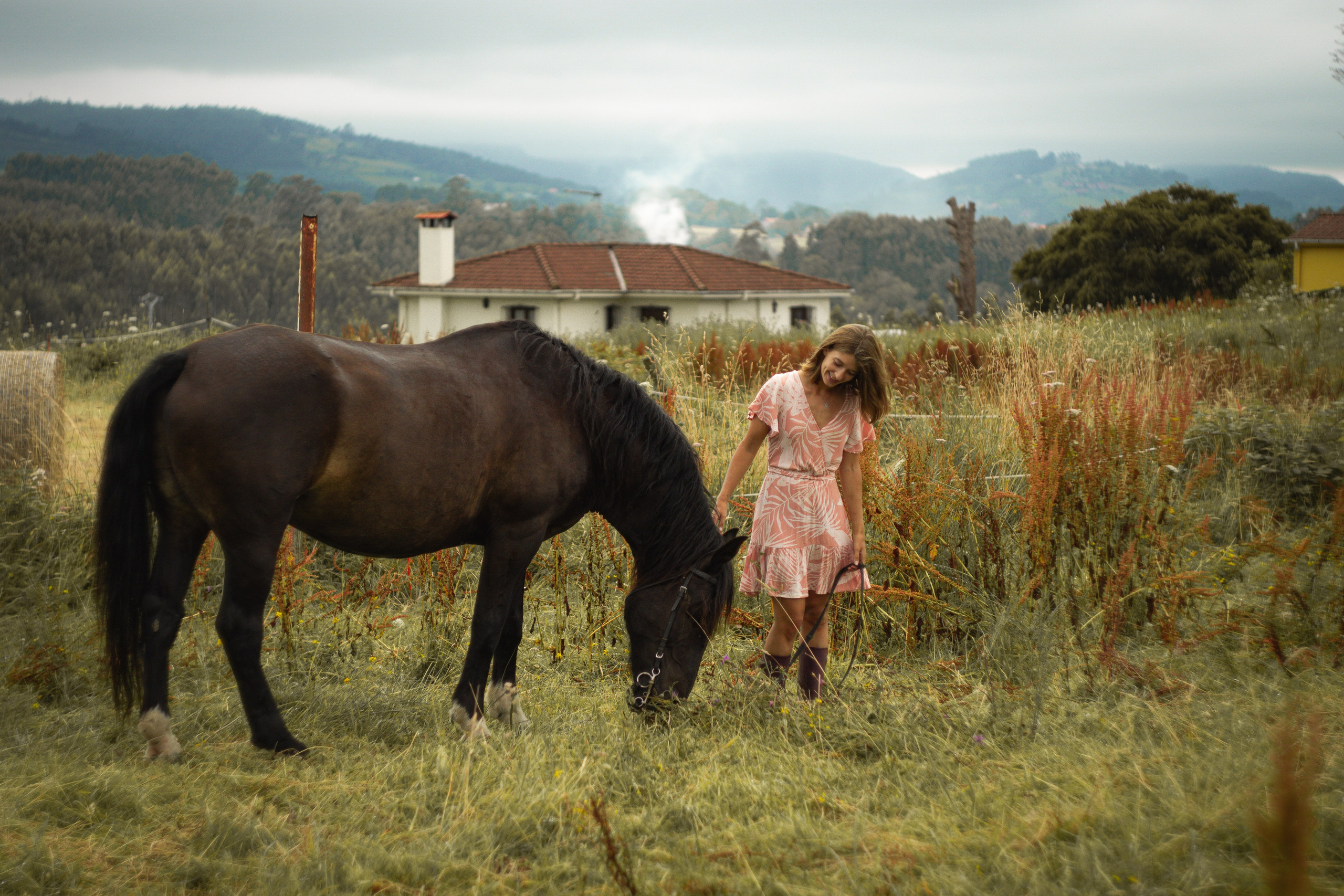 Kate and Her Horse: Portrait Photography in Asturias, Spain