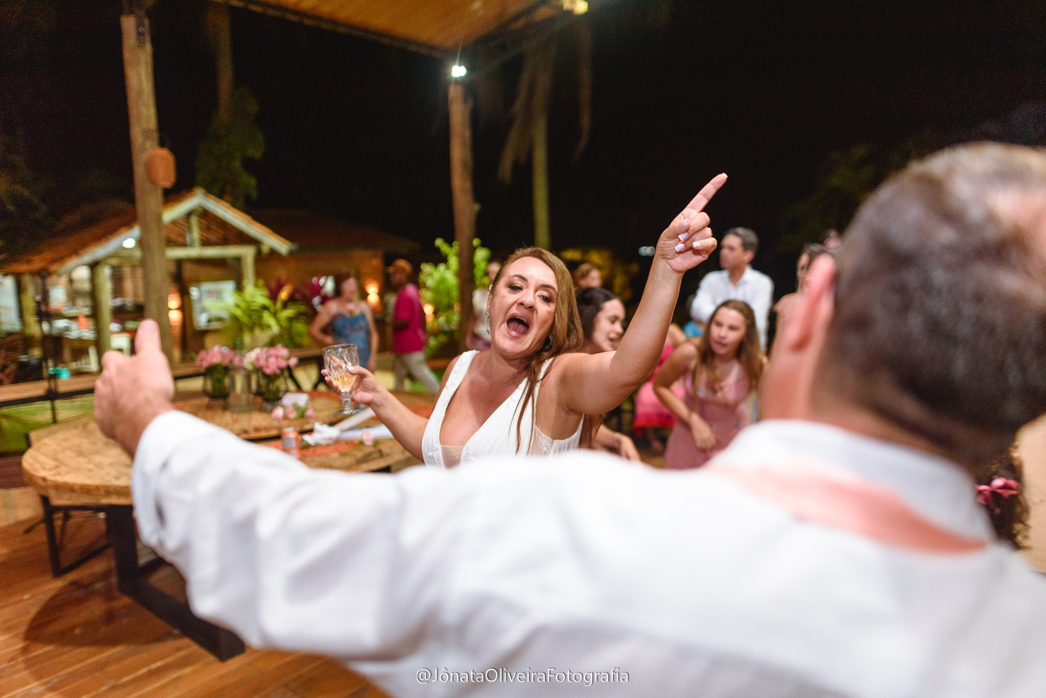 fotografia de festa de casamento