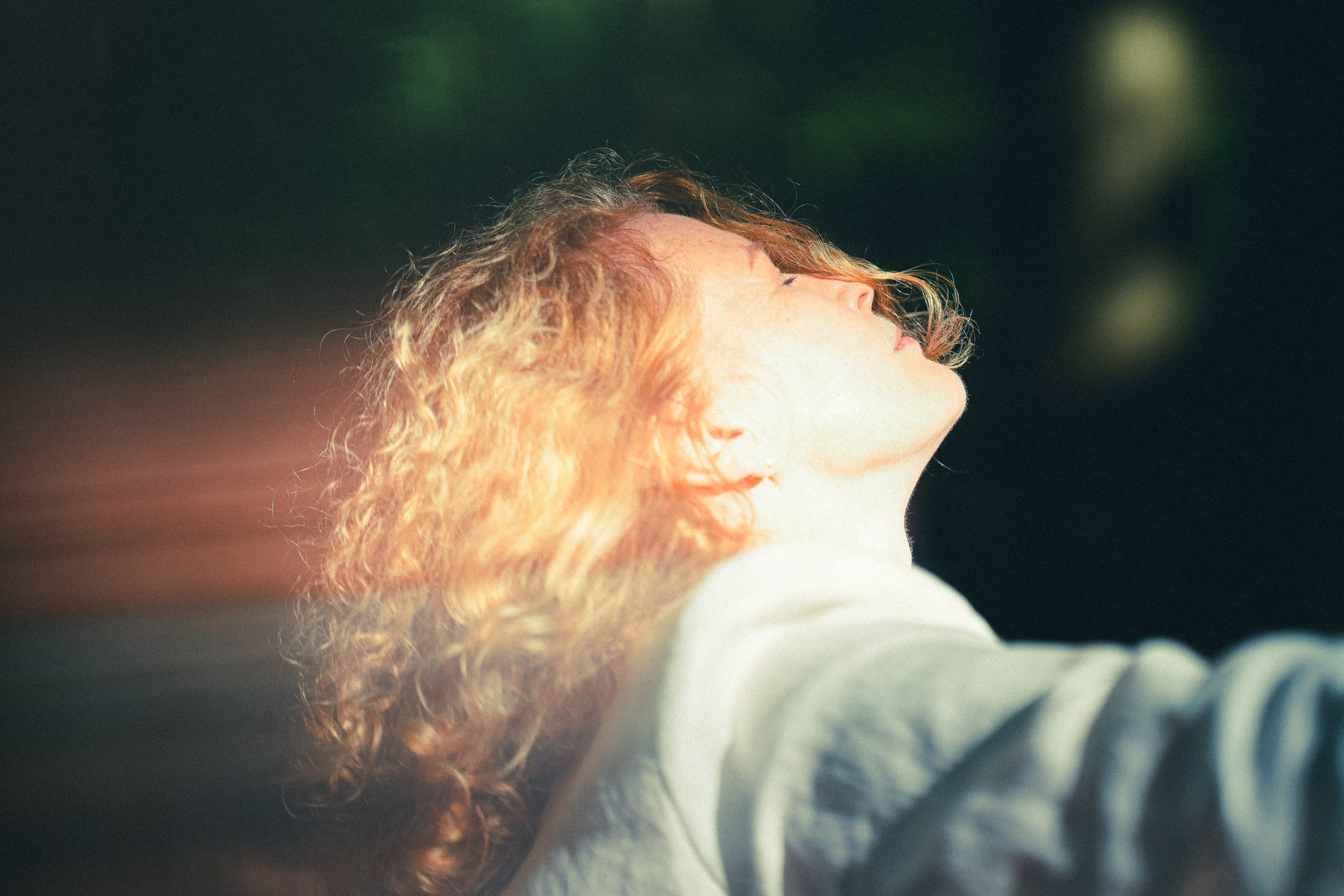Soft artistic portrait with flowing light and calm expression, part of an Artistic Discovery Session in Solihull.