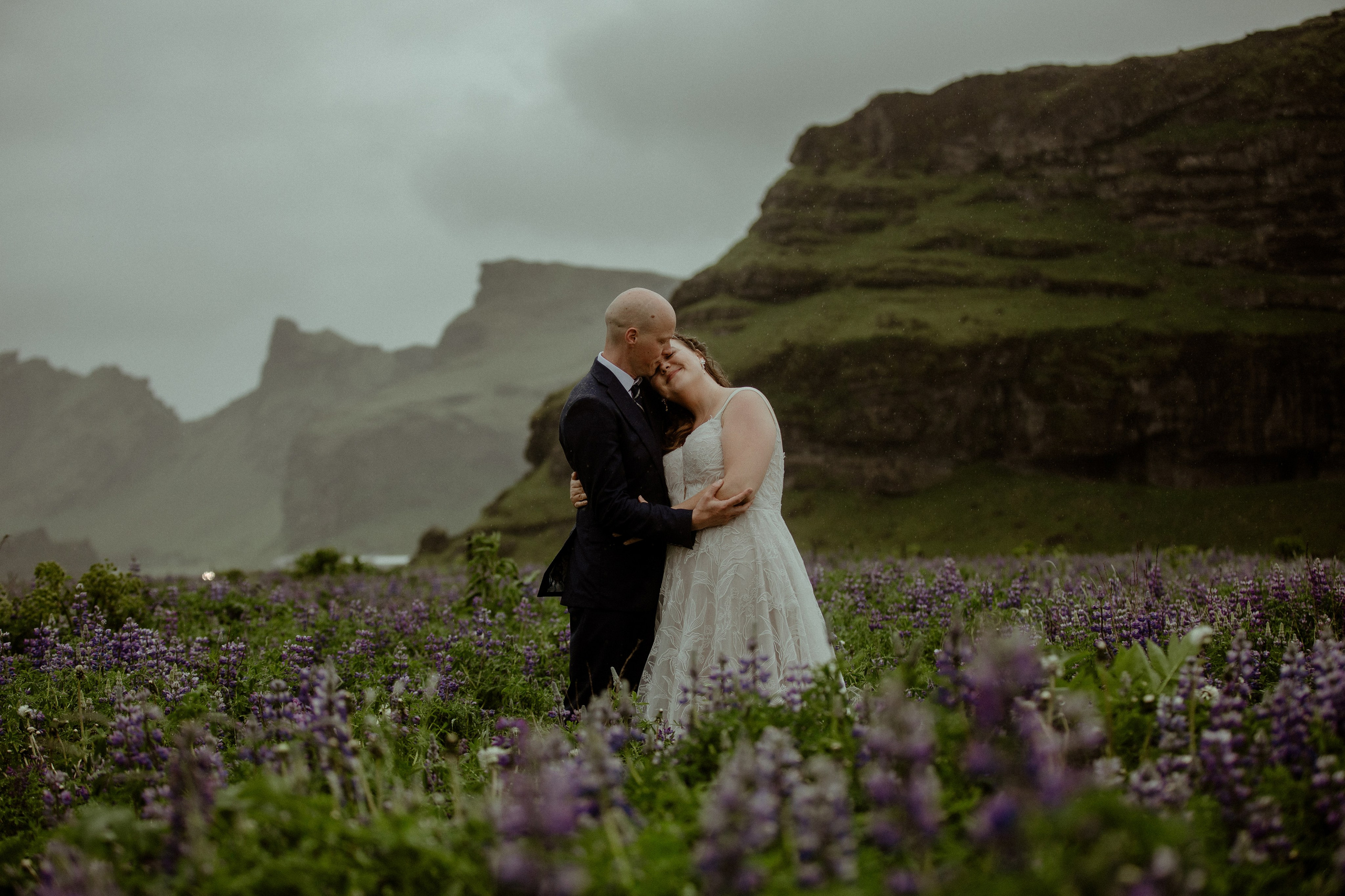 Iceland Elopement at Black Sand Beach. Iceland elopement photographer & videographer