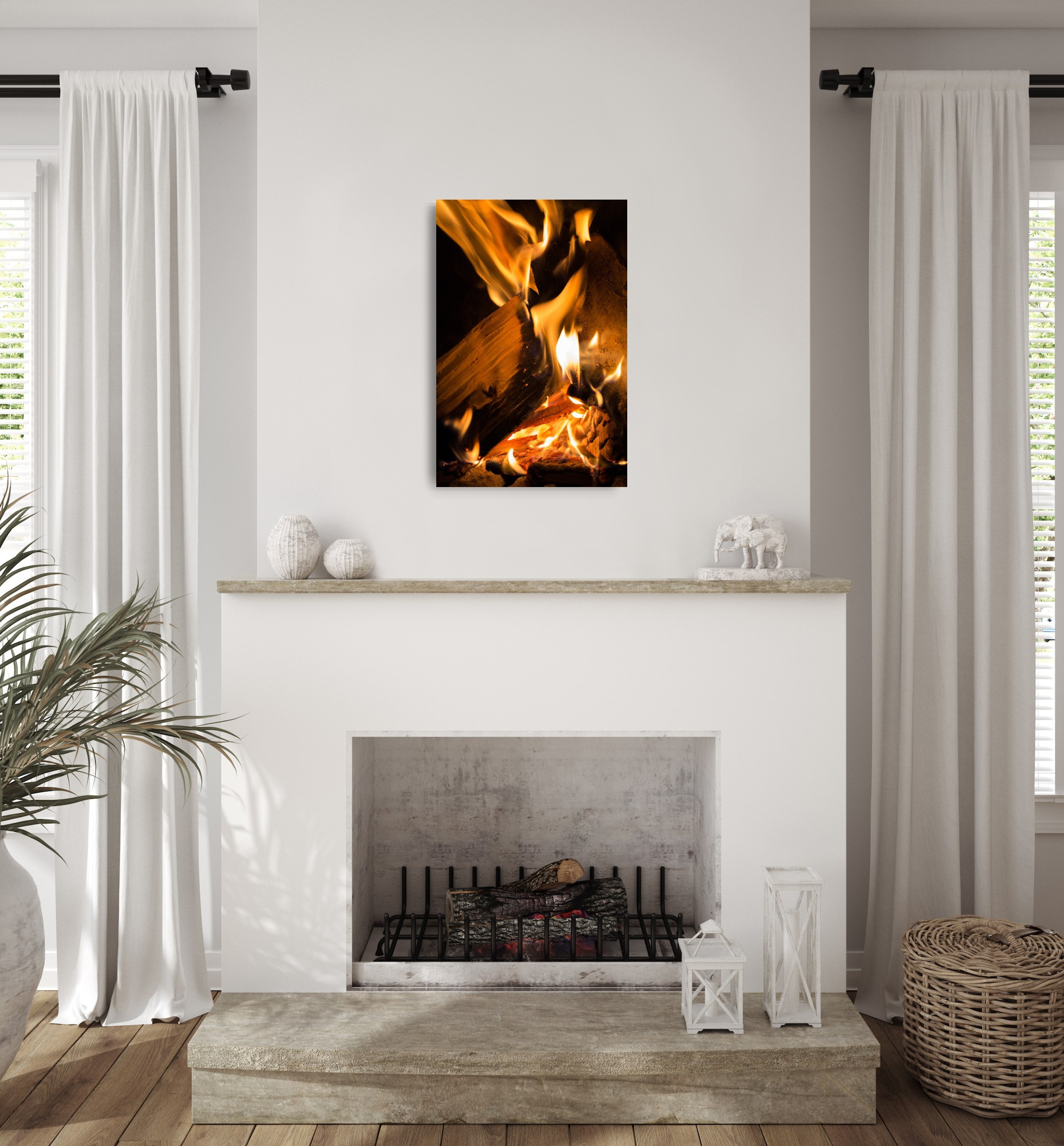 Fire. Lolly Shine. Contemporary digital artist