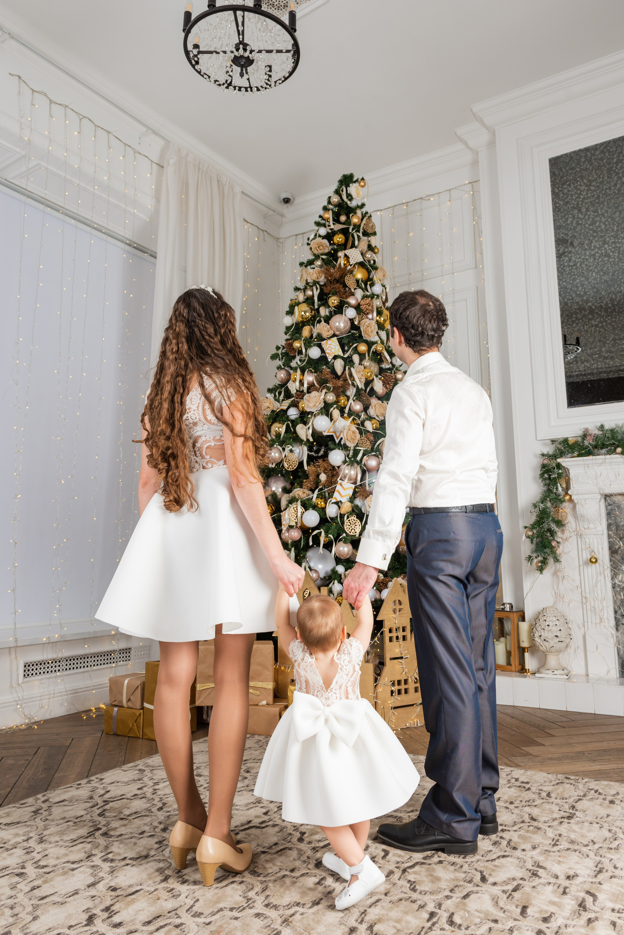 Семейная фотосессия с детьми в студии. FOTÓGRAFO MÉXICO QUINTANA ROO