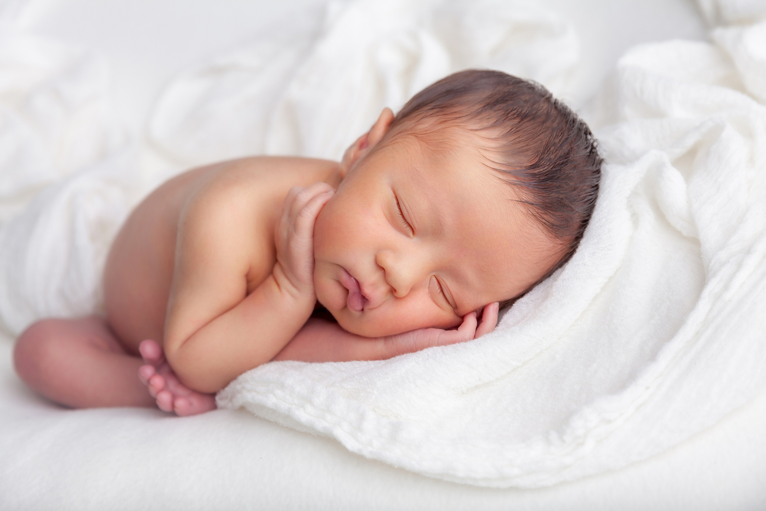 Newborn posing session. Marina Pravda Photography San Francisco Bay Area