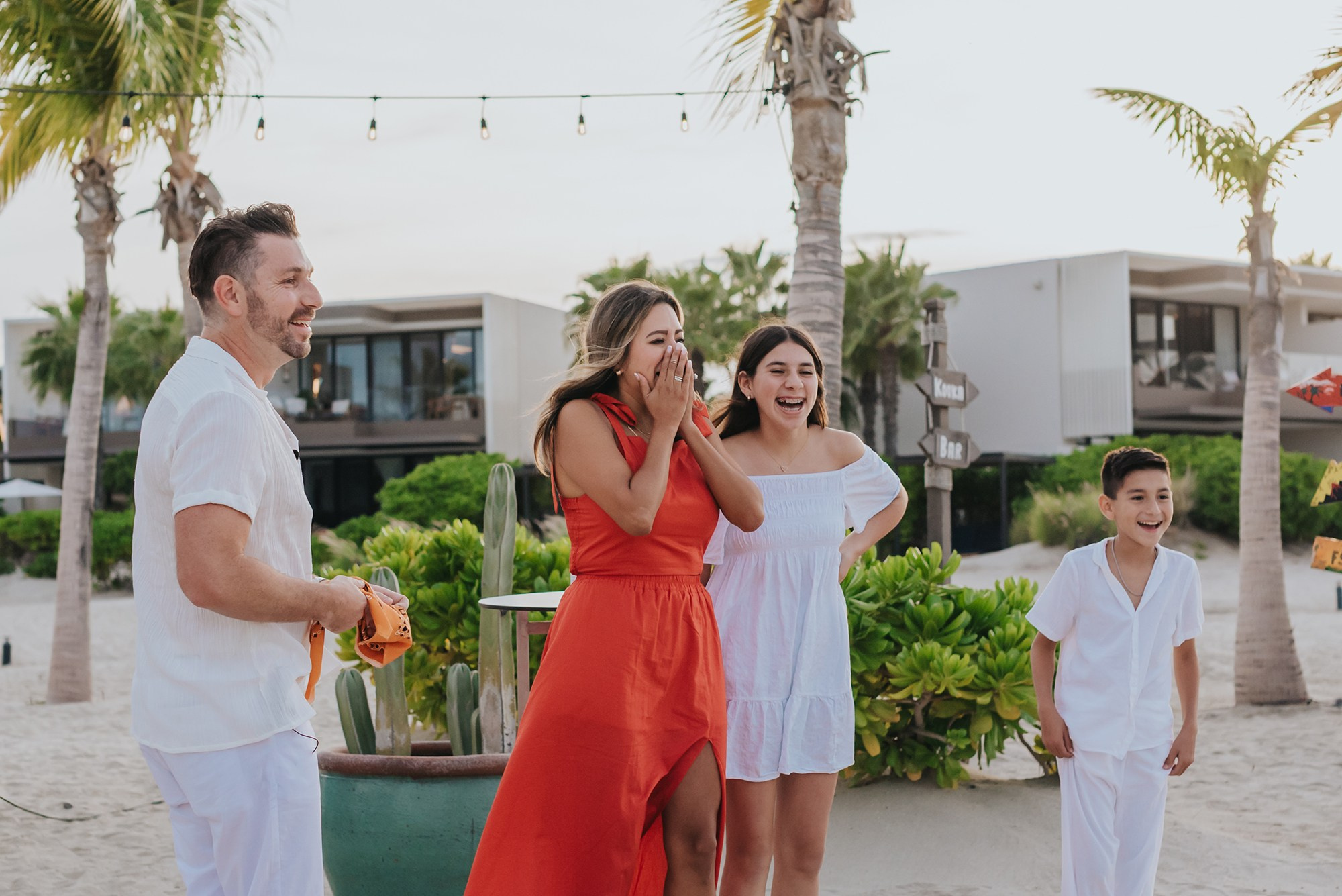 A Golden Hour Surprise, Cinthya´s 40th Birdhday at Four Seasons Costa Palmas los Cabos. Wedding & Family Photographer in Los Cabos – Izrael Reyna Photography