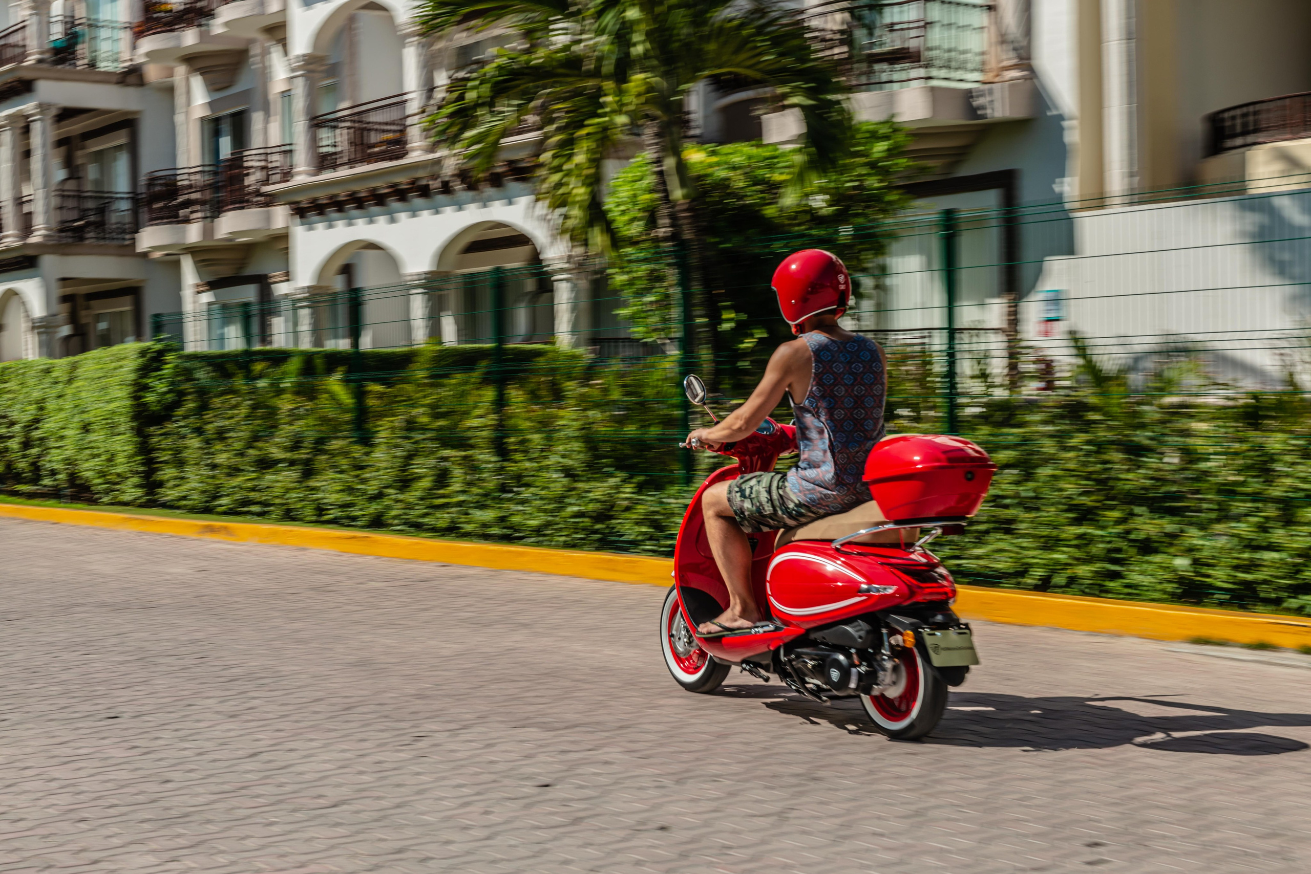 Scooter Photography for Rental Website in Mexico. PHOTOGRAPHER QUINTANA ROO