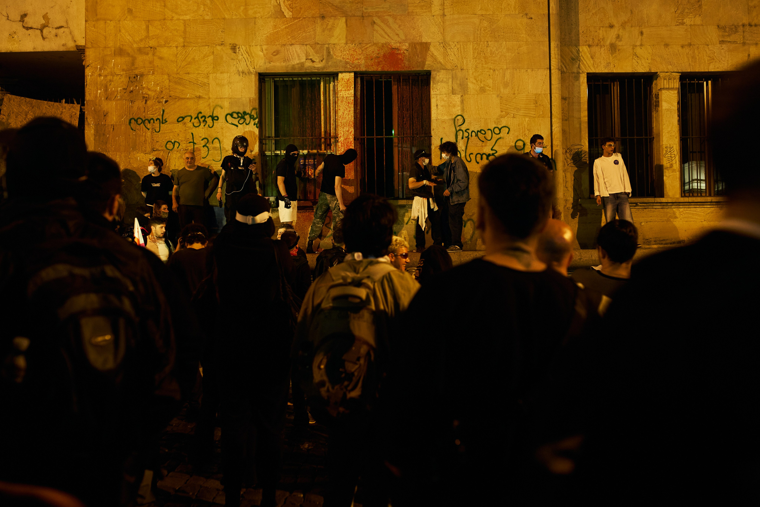 Georgia against «foreign law»/ არა რუსულ კანონს. Visual artist