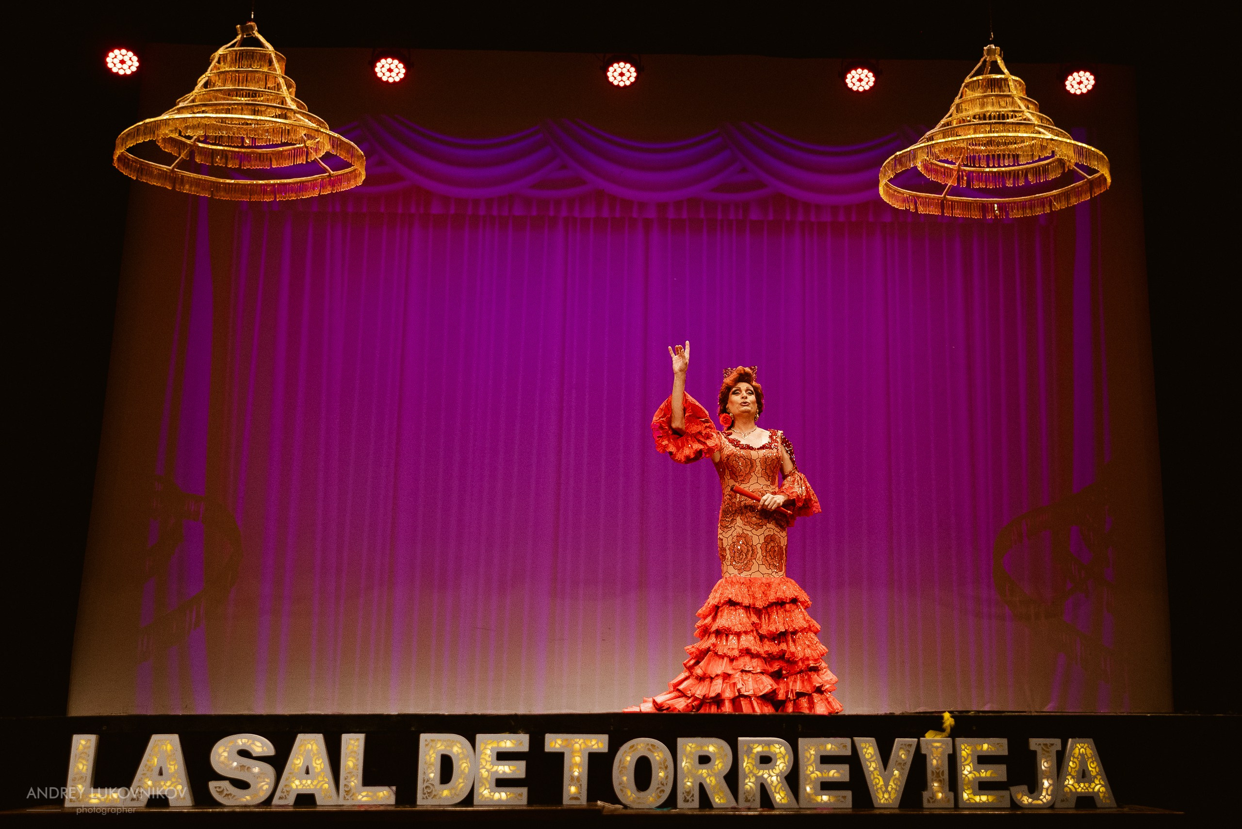 Reportaje fotográfico y rodaje entre bastidores del concierto de La Sal de Torrevieja en España