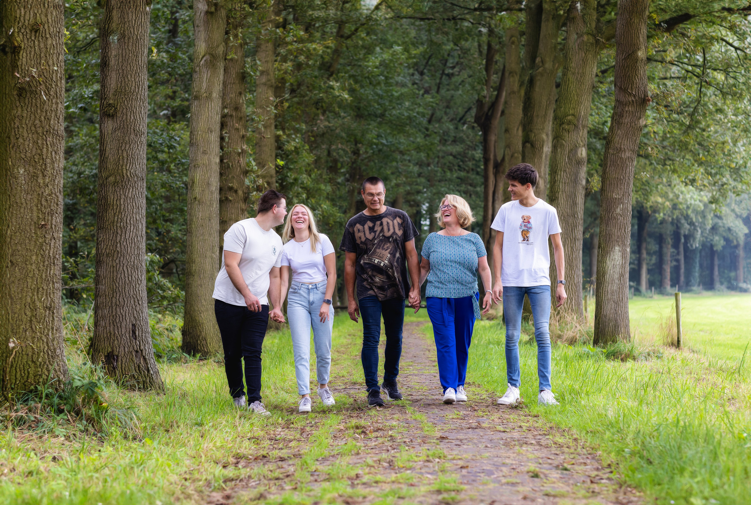 Gezinnen in verbinding met de natuur