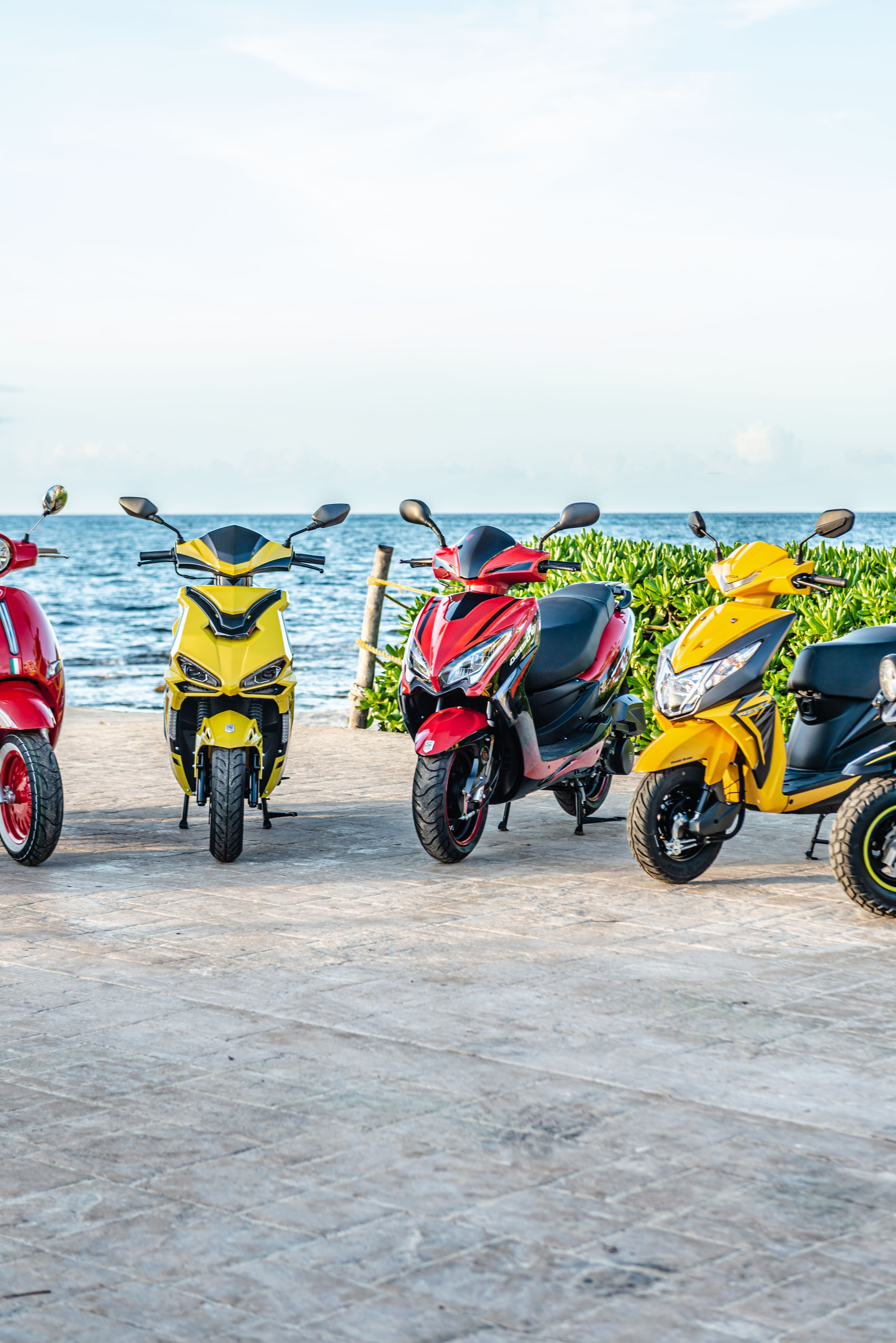 Scooter Photography for Rental Website in Mexico. PHOTOGRAPHER QUINTANA ROO