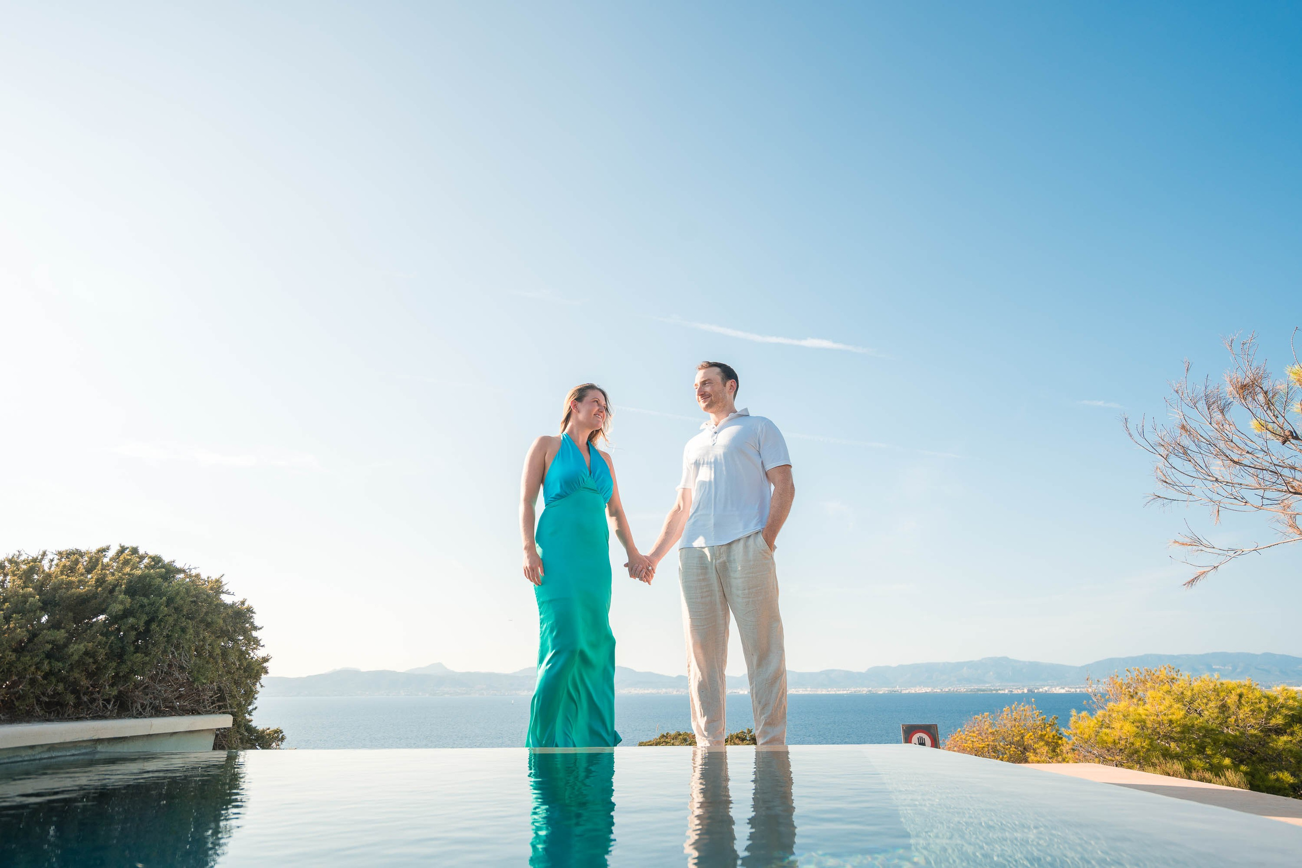 Wedding Proposal at Cap Rocat venue. Mallorca Wedding, Corporate & Social Photographer