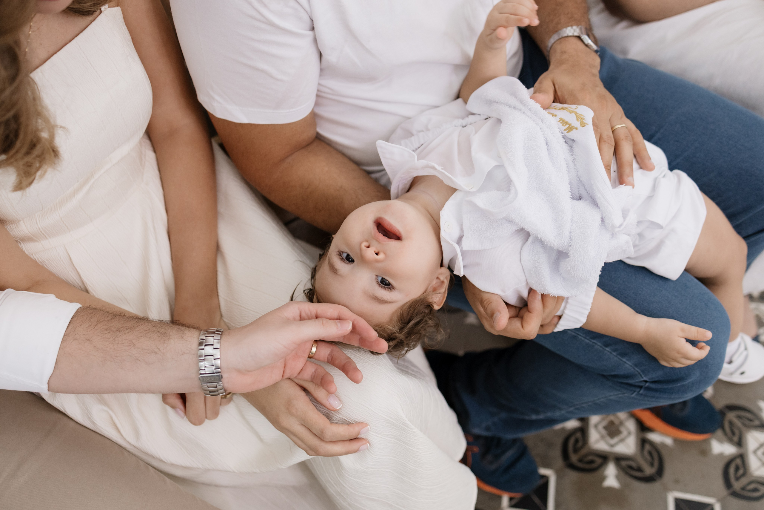 Detalhe do rostinho do bebê