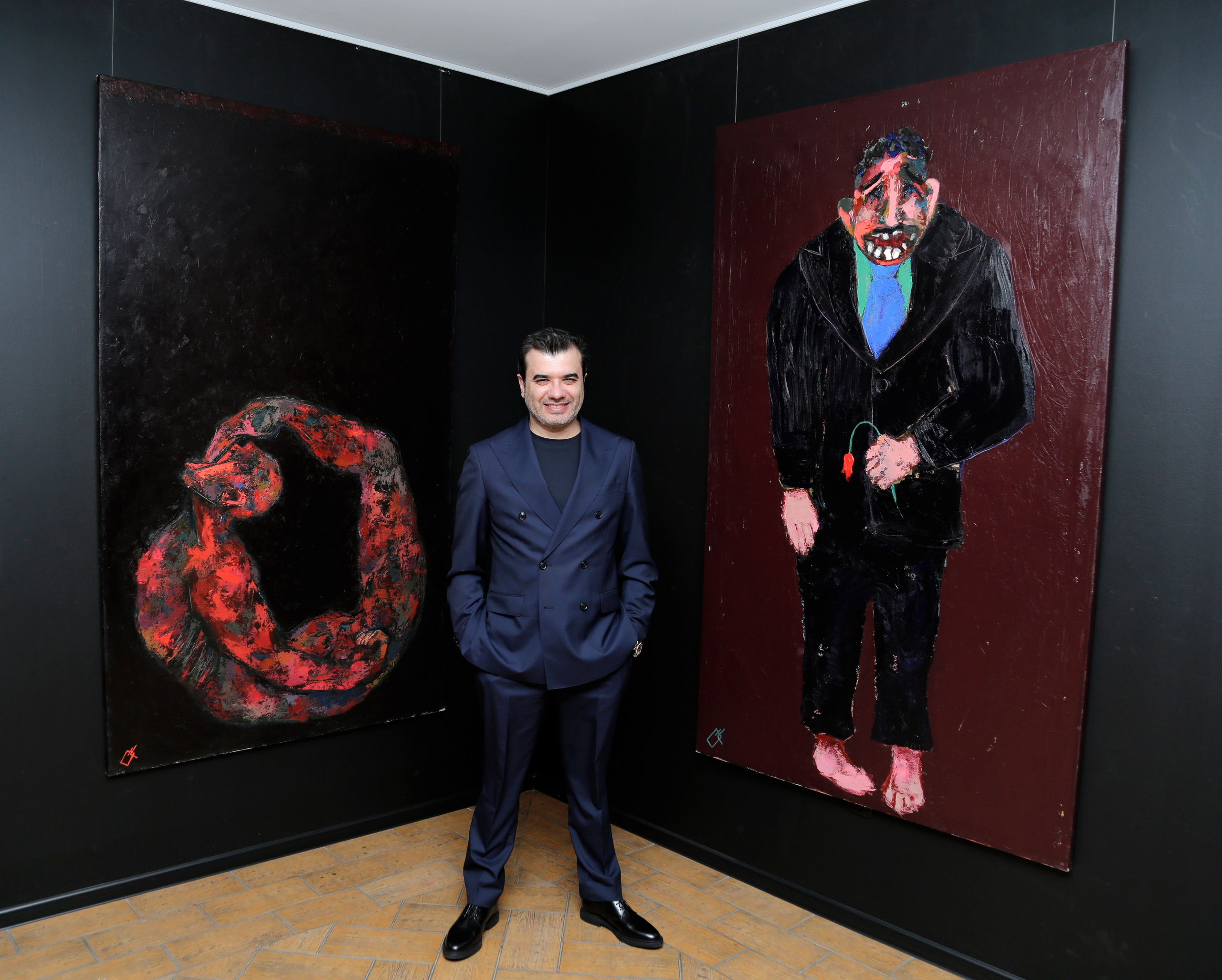 Photo report of “Interpretation” solo exhibition of Kamran Mammadov. KAMRAN MAMMADOV ART