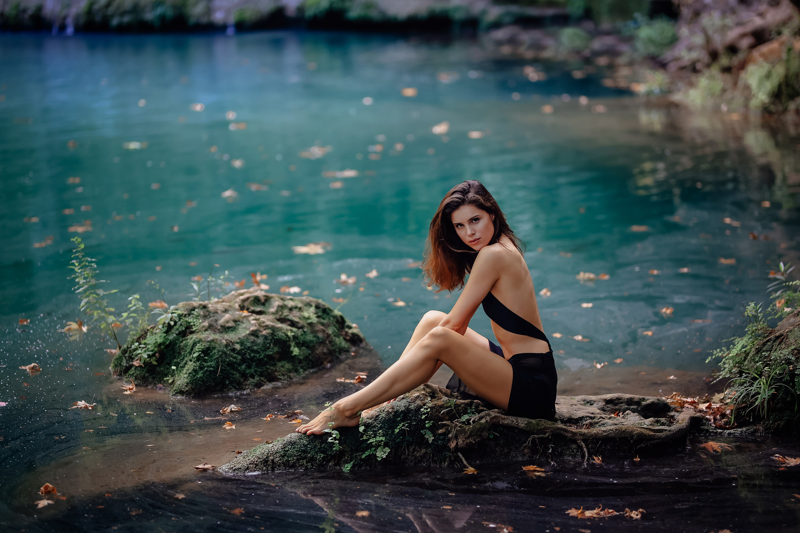 Photoshooting at Kurshunlu waterfall. Photographer in Turkey, Antalya, Kemer, Belek, Side, Kas, Fethiye