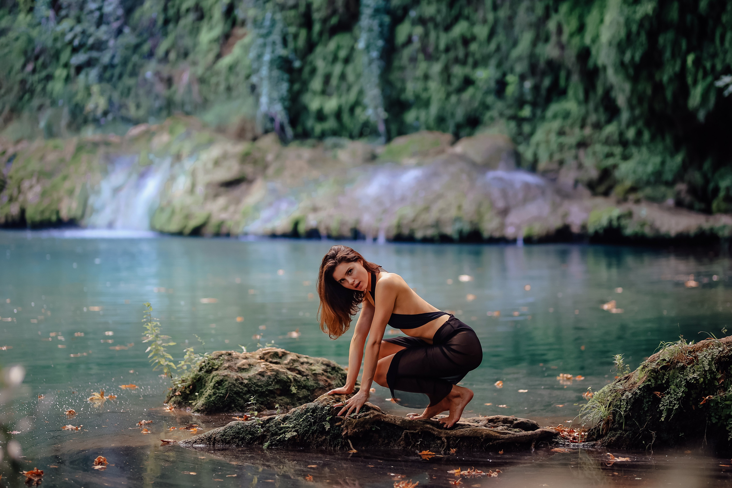Photoshooting at Kurshunlu waterfall. Photographer in Turkey, Antalya, Kemer, Belek, Side, Kas, Fethiye