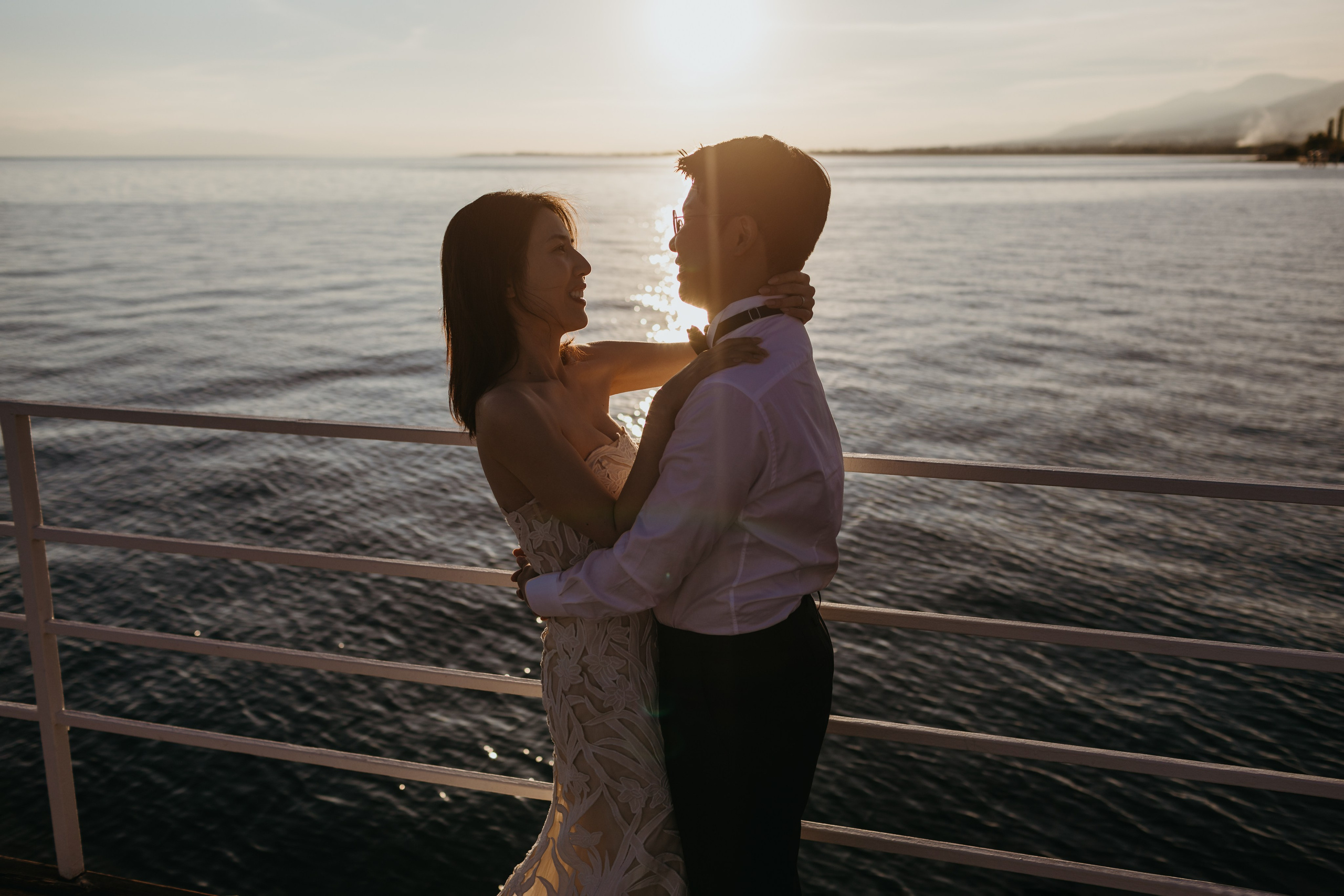 Чесан и Лиса (South Korea) — свадебная фотосессия на Иссык-Куле, пансионат “Каприз” | Chisun & Lisa — Issyk-Kul Lake wedding photos, Capriz. Фотограф в Бишкеке Оксана Шувалова