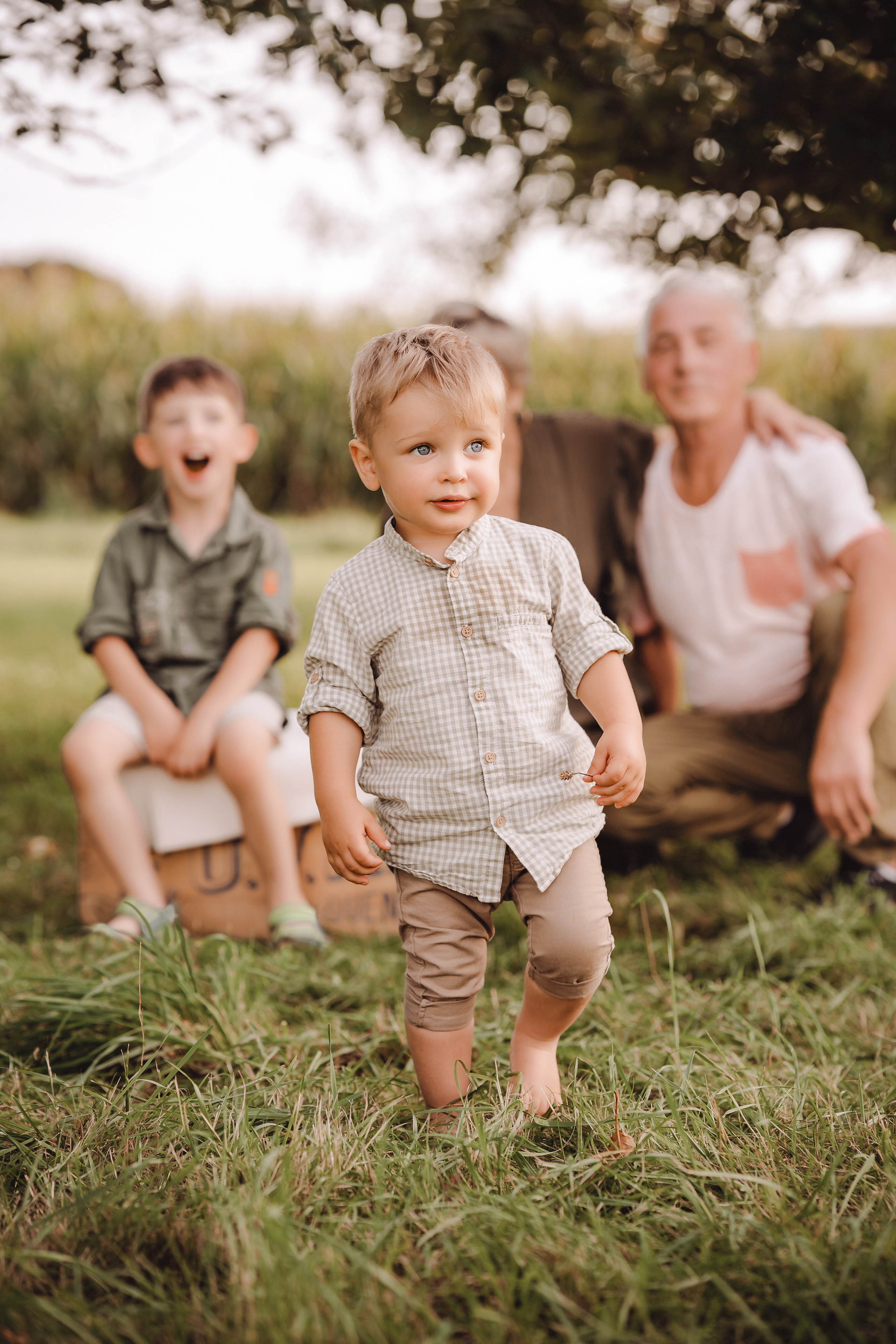 Family Portrait im Spätsommer. Portraitfotografie in Gründau Elena Ohnstedt