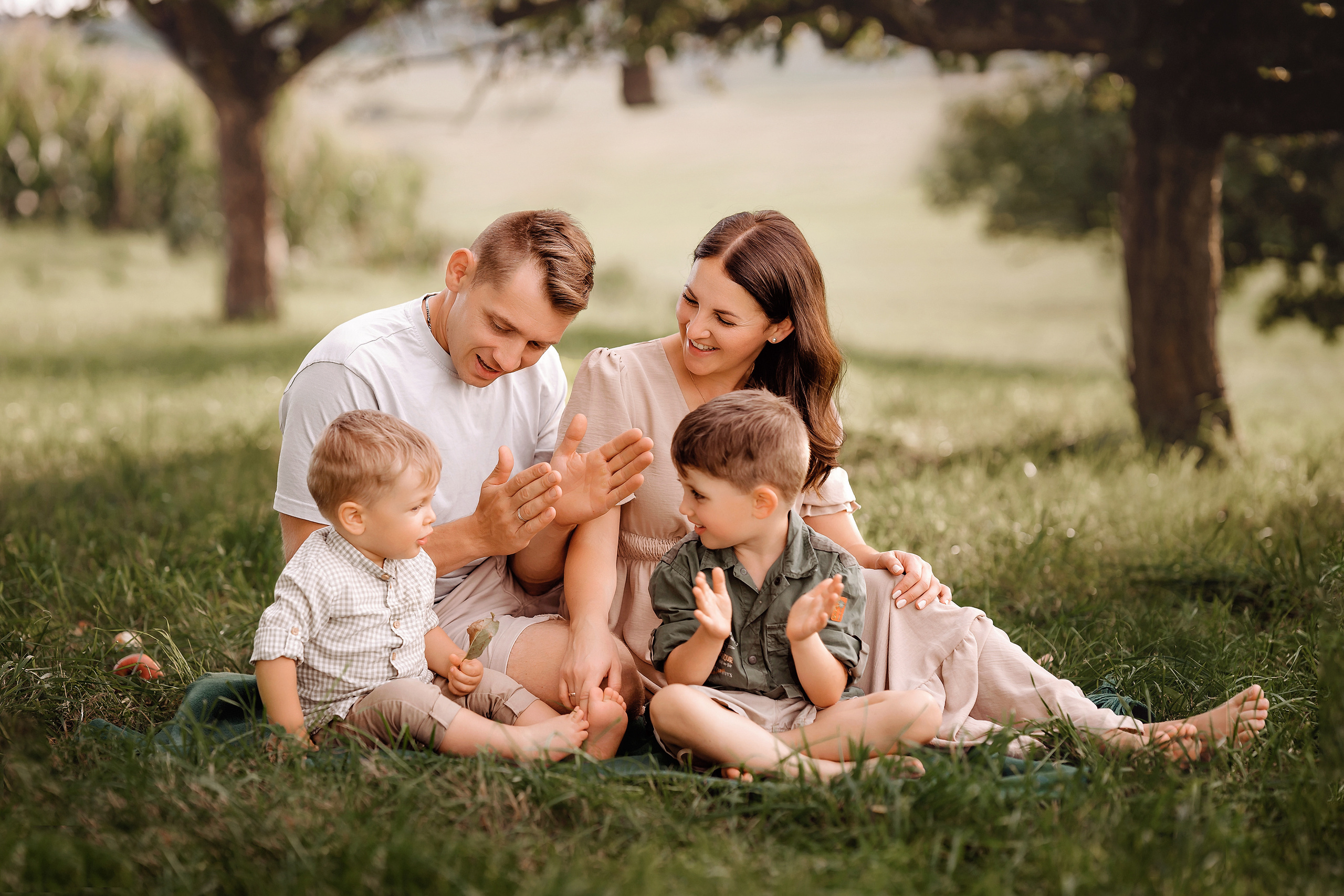 Family Portrait im Spätsommer. Portraitfotografie in Gründau Elena Ohnstedt
