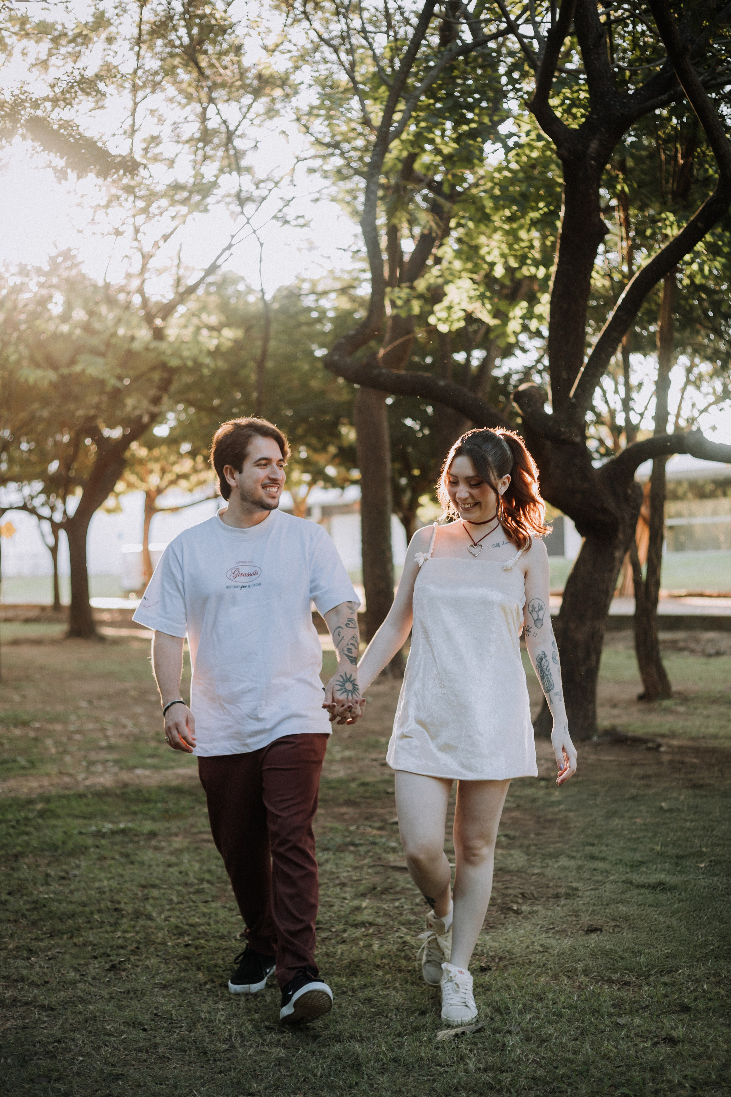 Ensaio de casal realizado no Parque da Pampulha, em Belo Horizonte/Minas Gerais.